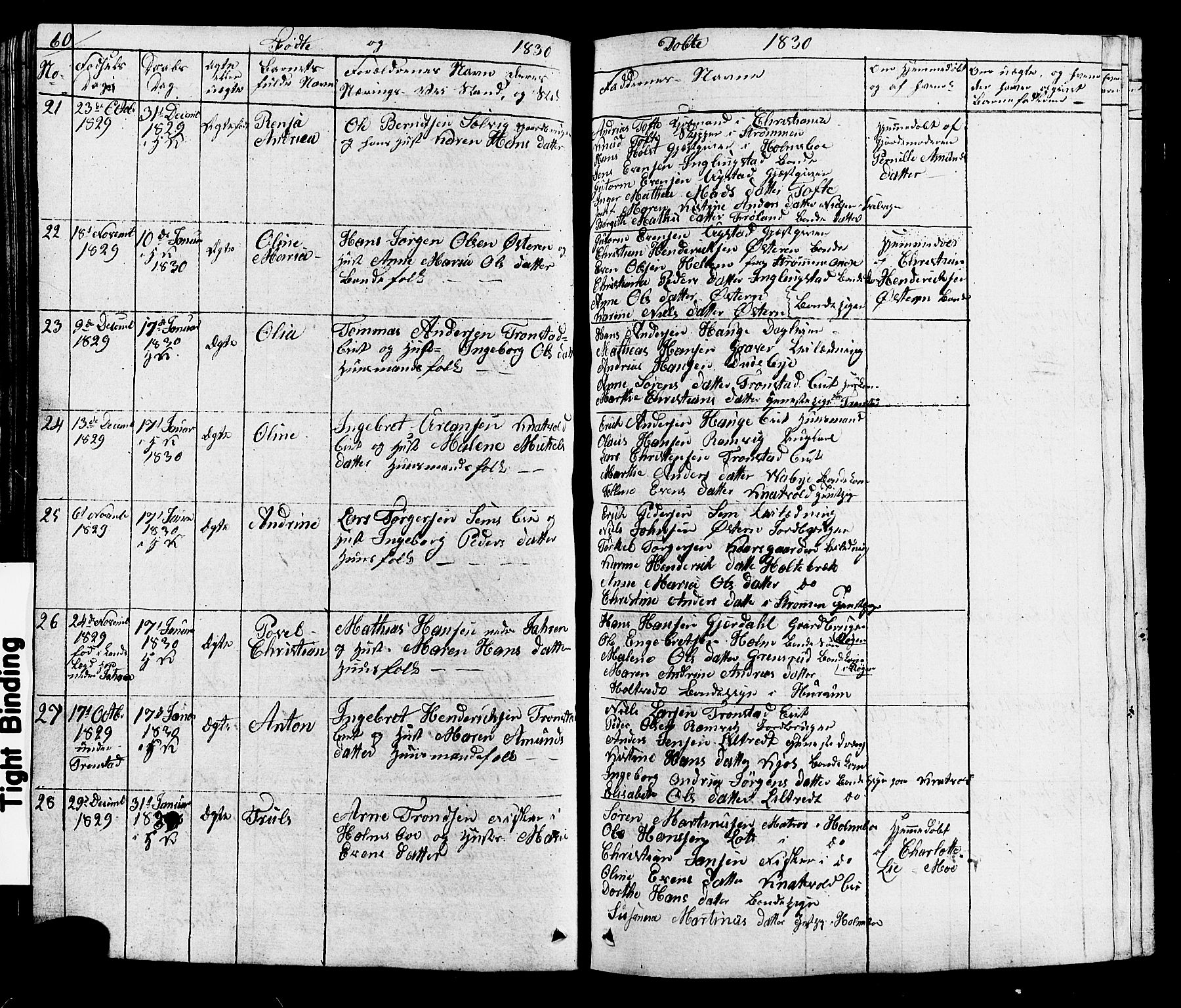 Hurum kirkebøker, AV/SAKO-A-229/G/Ga/L0002: Parish register (copy) no. I 2, 1827-1857, p. 60