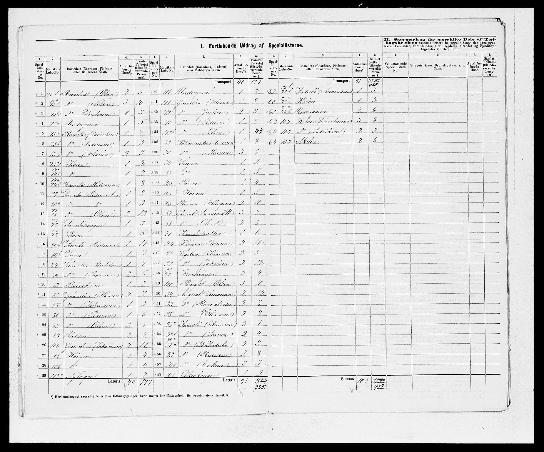 SAB, 1875 census for 1432P Førde, 1875, p. 11