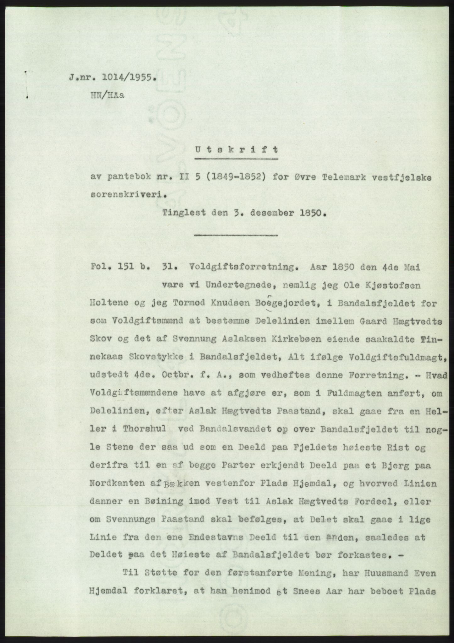 Statsarkivet i Kongsberg, SAKO/A-0001, 1955, p. 265