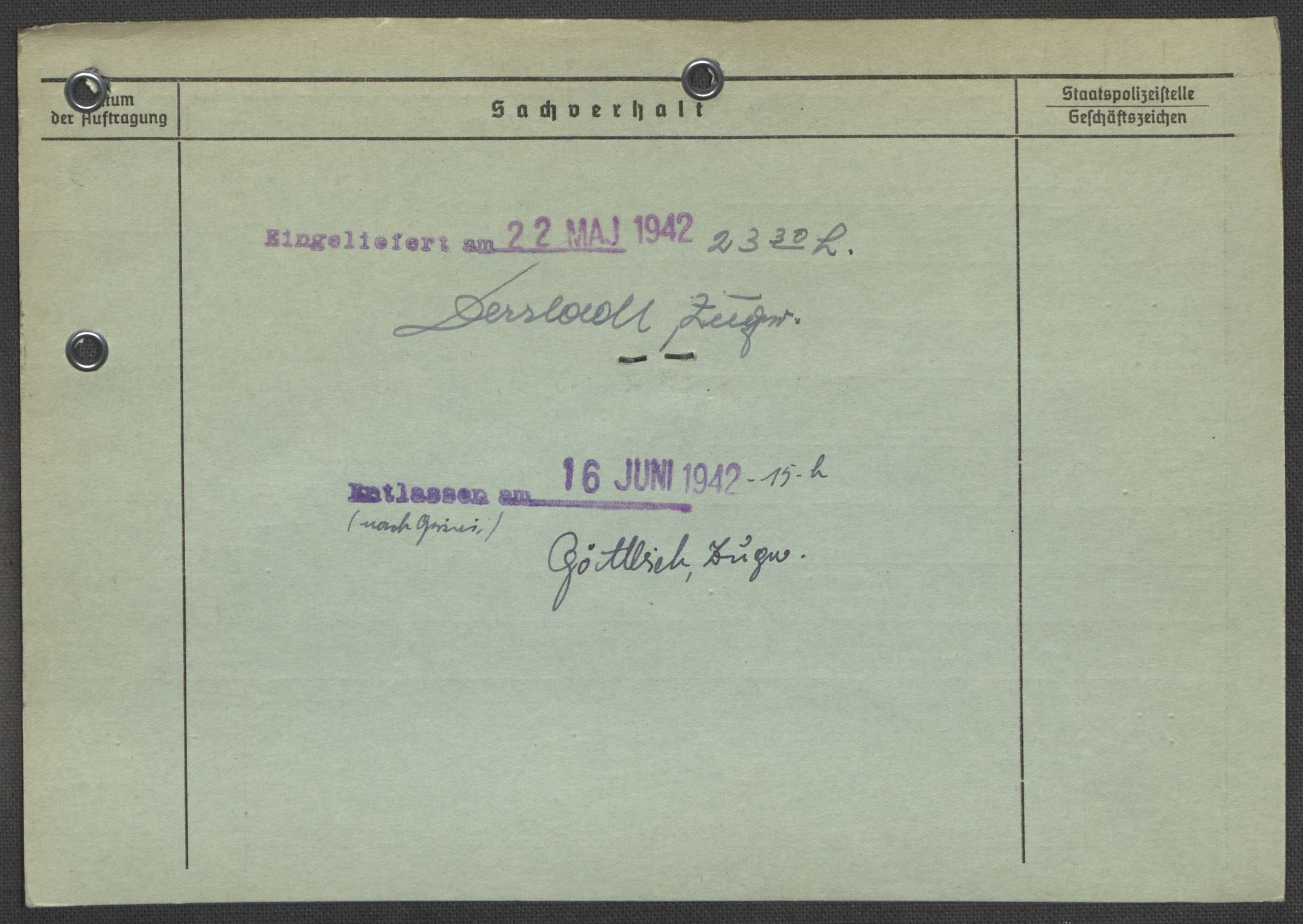 Befehlshaber der Sicherheitspolizei und des SD, AV/RA-RAFA-5969/E/Ea/Eaa/L0010: Register over norske fanger i Møllergata 19: Sø-Å, 1940-1945, p. 1355