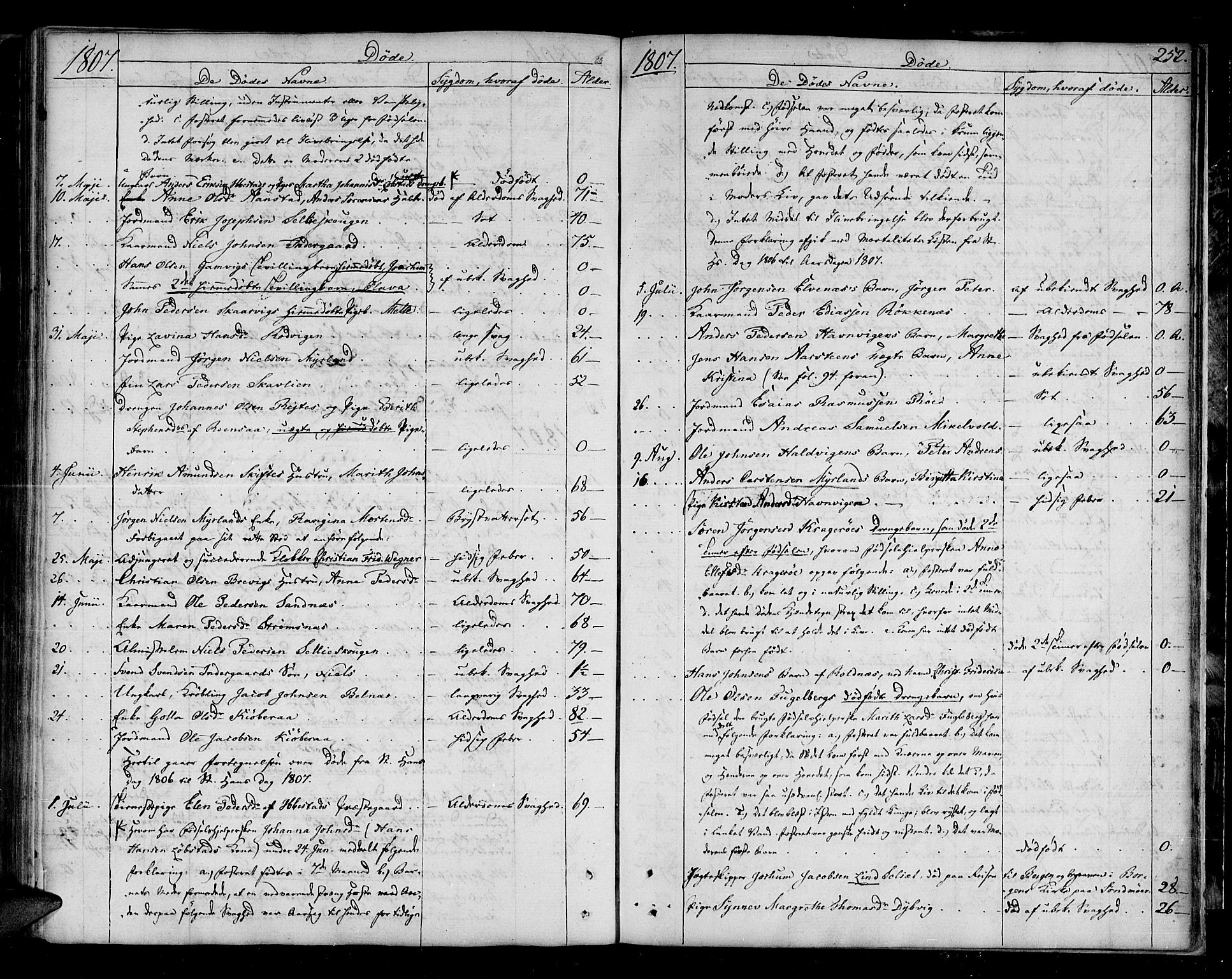 Ibestad sokneprestembete, SATØ/S-0077/H/Ha/Haa/L0004kirke: Parish register (official) no. 4, 1801-1824, p. 252
