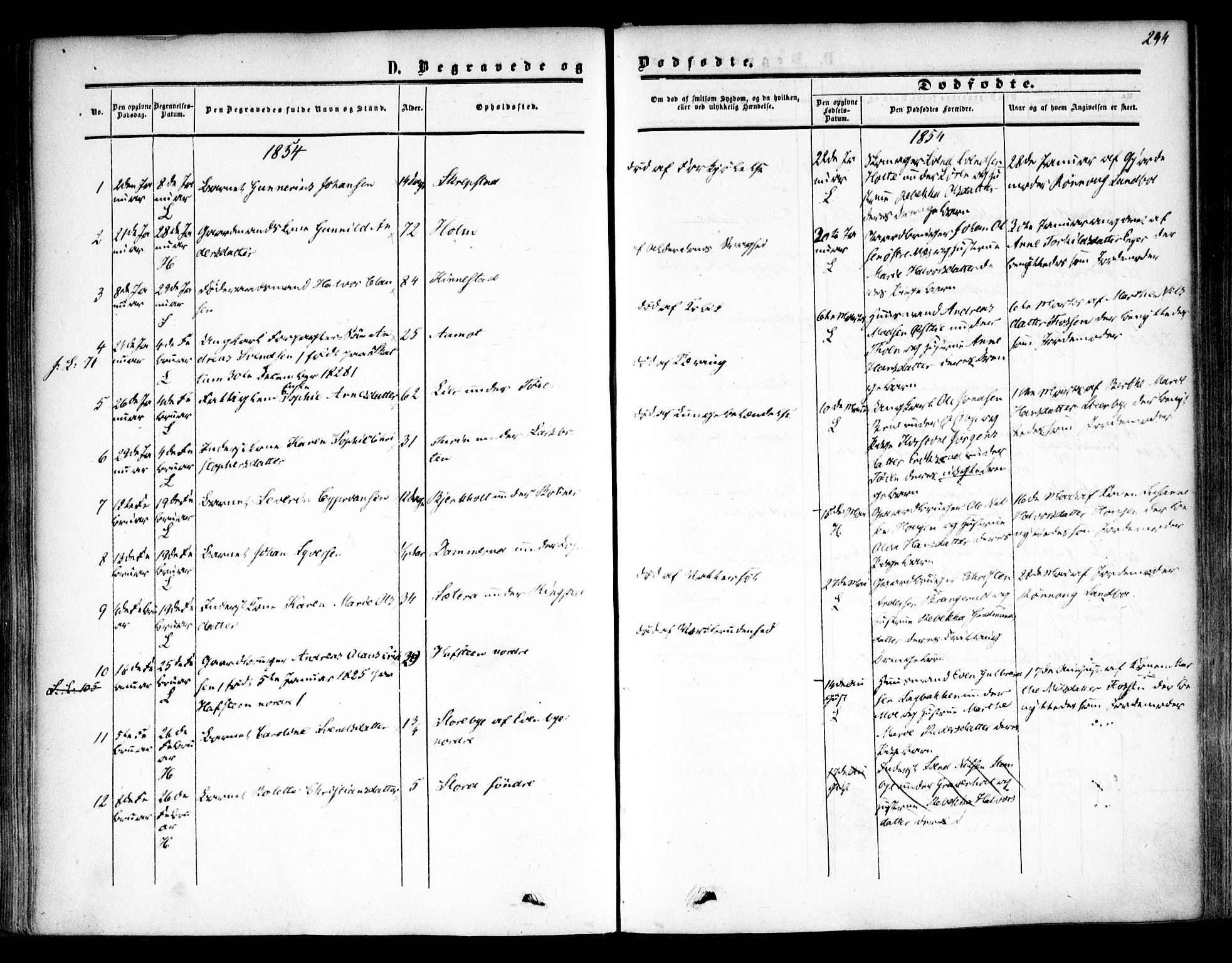 Høland prestekontor Kirkebøker, SAO/A-10346a/F/Fa/L0010: Parish register (official) no. I 10, 1854-1861, p. 294