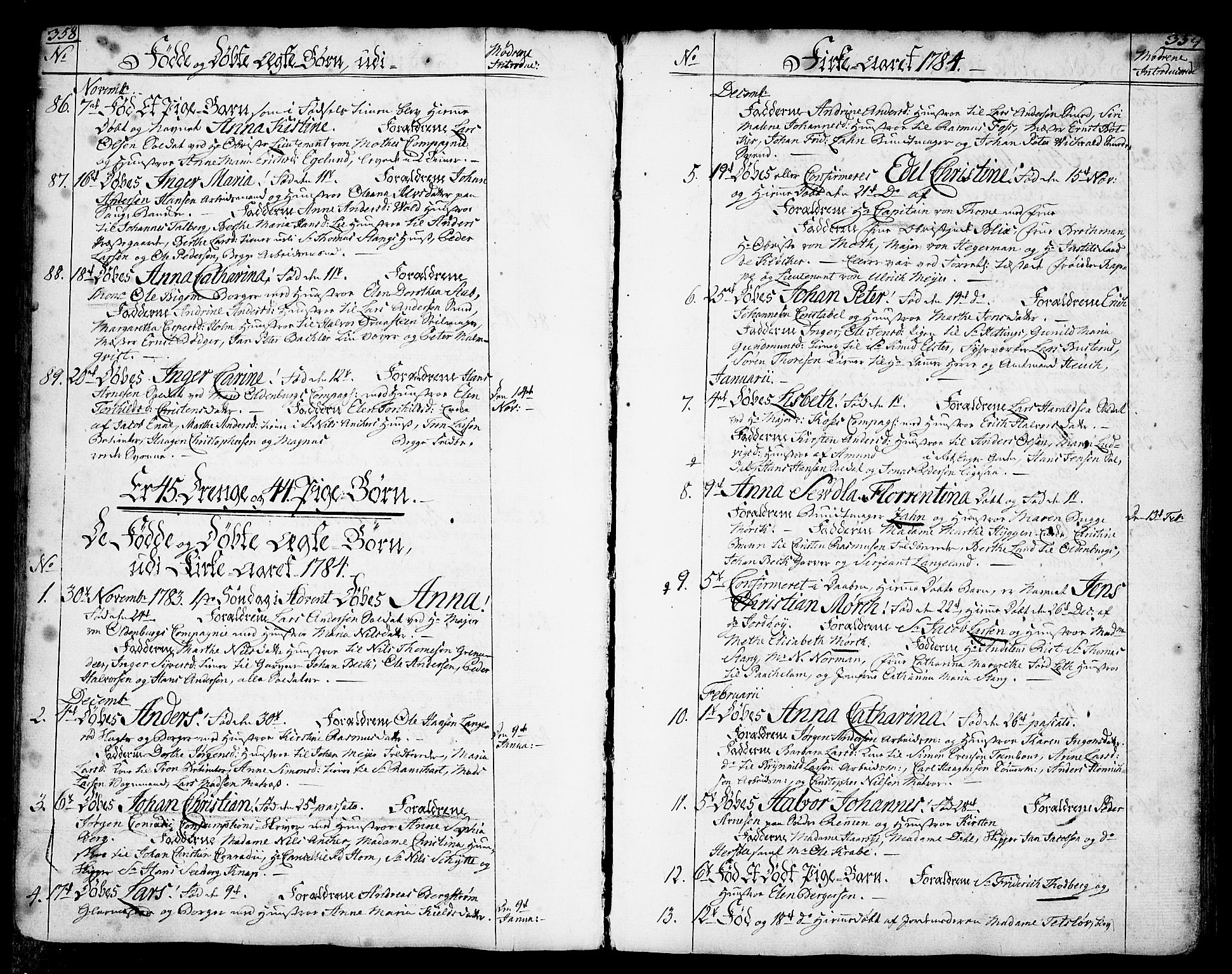 Halden prestekontor Kirkebøker, SAO/A-10909/F/Fa/L0001: Parish register (official) no. I 1, 1758-1791, p. 358-359