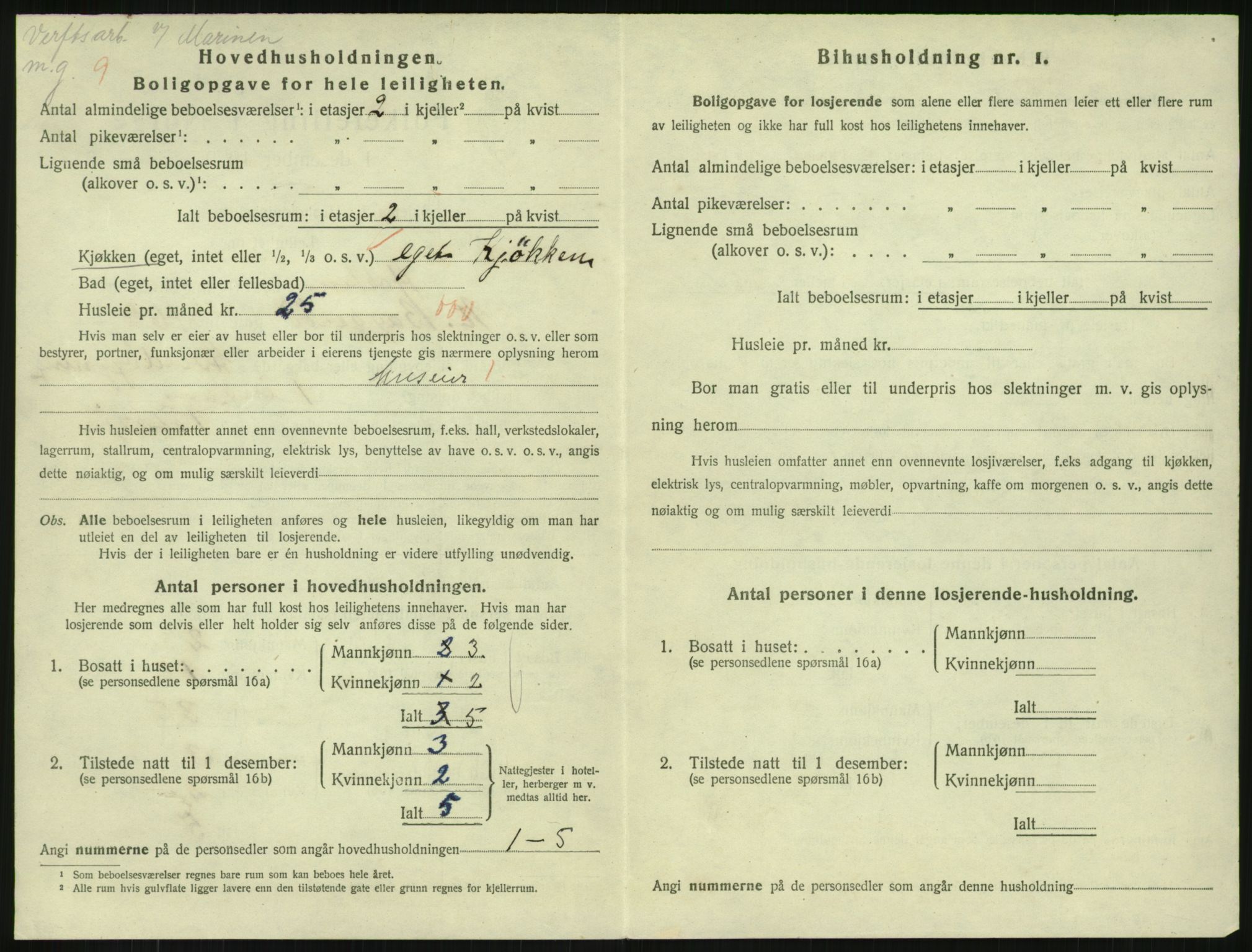 SAKO, 1920 census for Horten, 1920, p. 7566