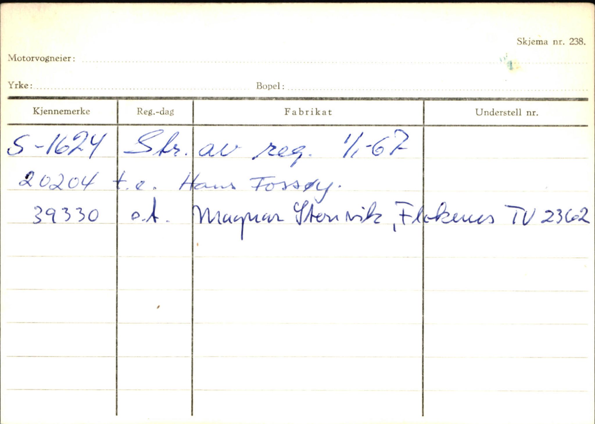 Statens vegvesen, Sogn og Fjordane vegkontor, AV/SAB-A-5301/4/F/L0132: Eigarregister Askvoll A-Å. Balestrand A-Å, 1945-1975, p. 1197