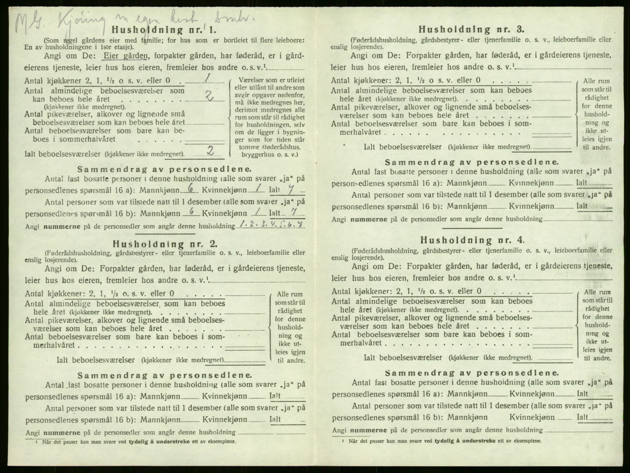 SAKO, 1920 census for Sandeherred, 1920, p. 392