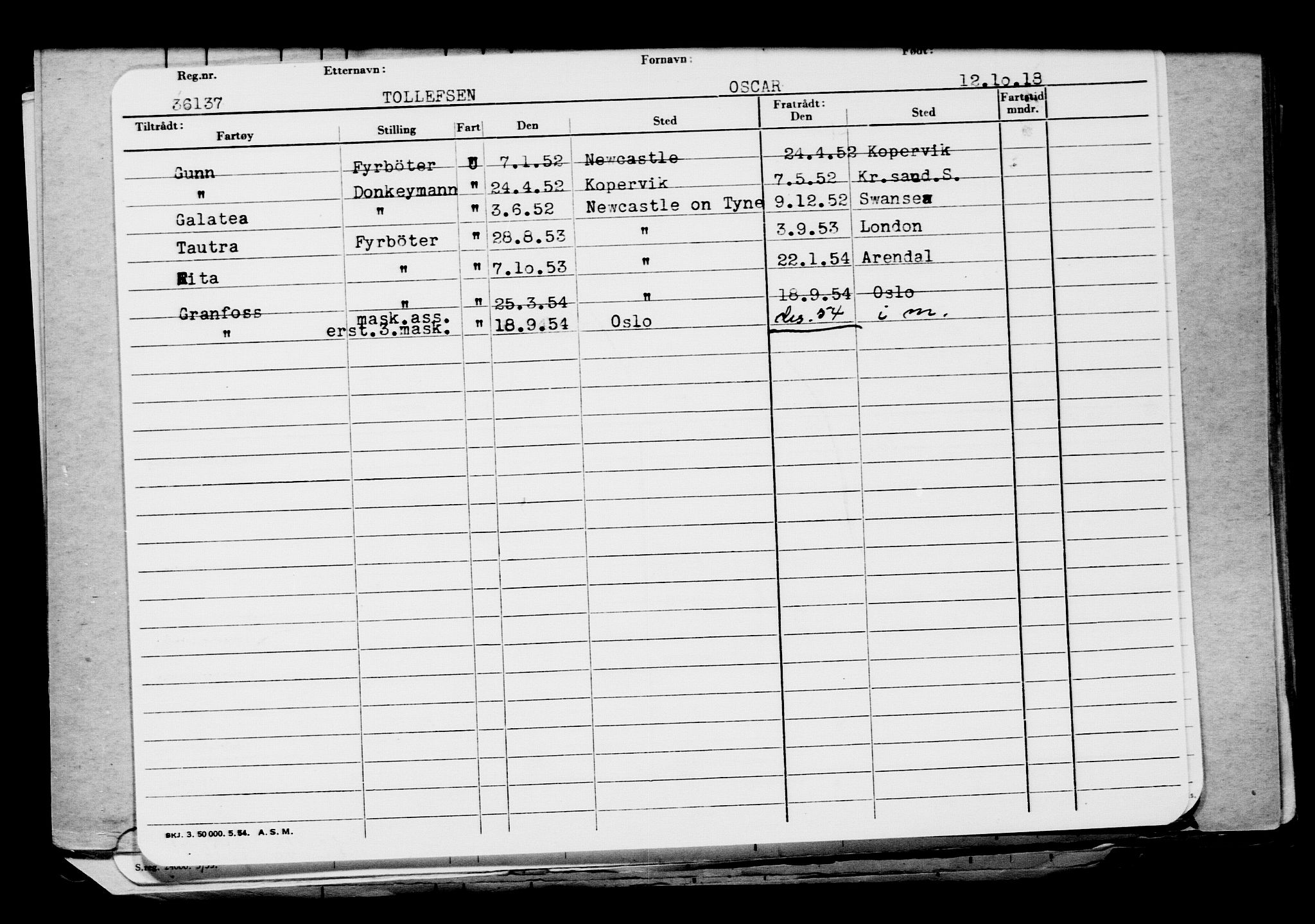 Direktoratet for sjømenn, AV/RA-S-3545/G/Gb/L0163: Hovedkort, 1918, p. 279