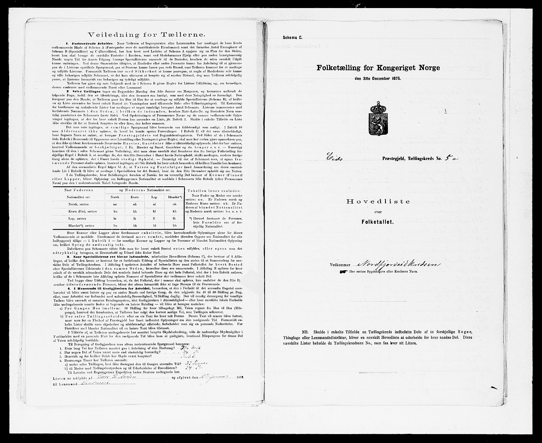 SAB, 1875 Census for 1443P Eid, 1875, p. 10