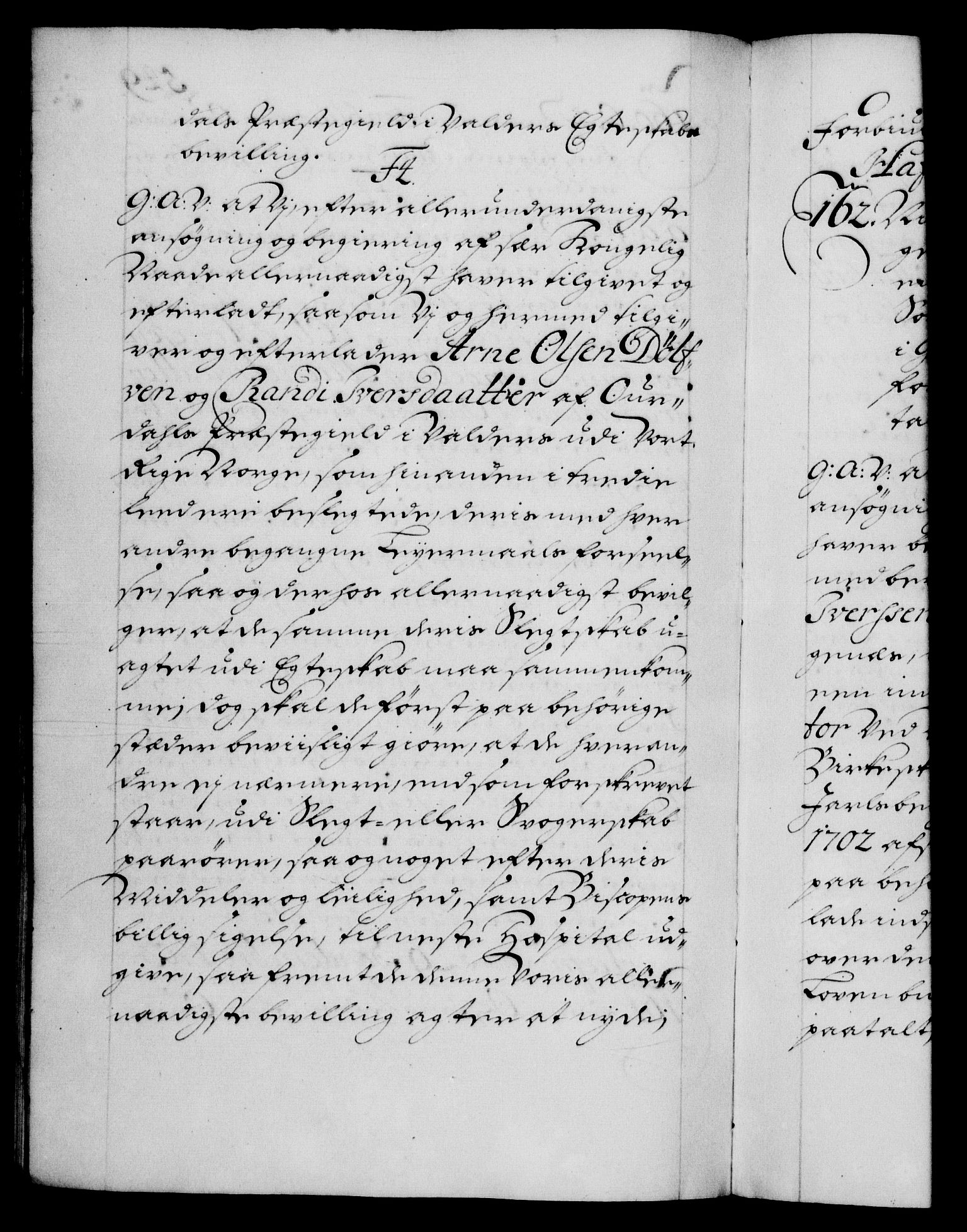 Danske Kanselli 1572-1799, RA/EA-3023/F/Fc/Fca/Fcaa/L0018: Norske registre, 1699-1703, p. 549b