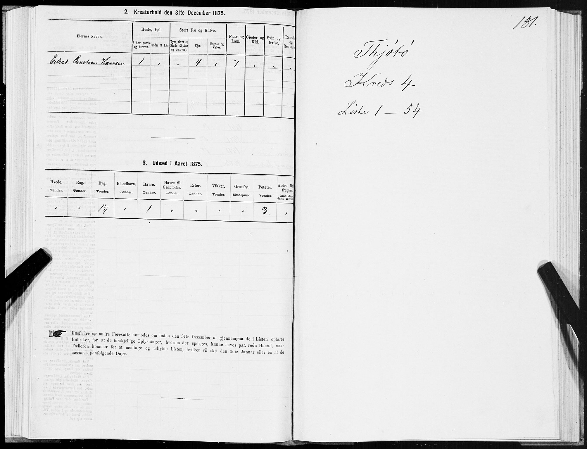 SAT, 1875 census for 1817P Tjøtta, 1875, p. 2131