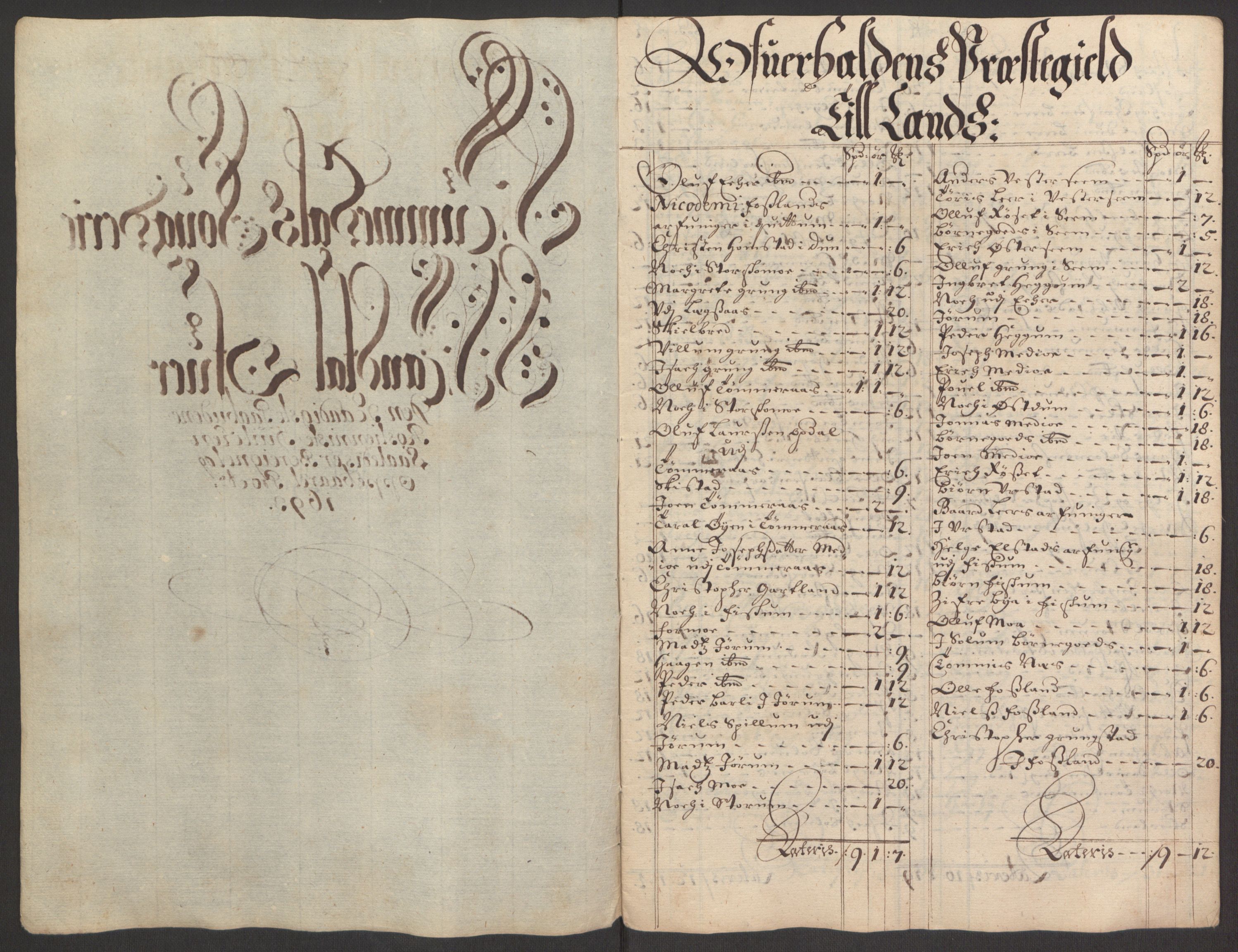Rentekammeret inntil 1814, Reviderte regnskaper, Fogderegnskap, RA/EA-4092/R64/L4424: Fogderegnskap Namdal, 1692-1695, p. 279