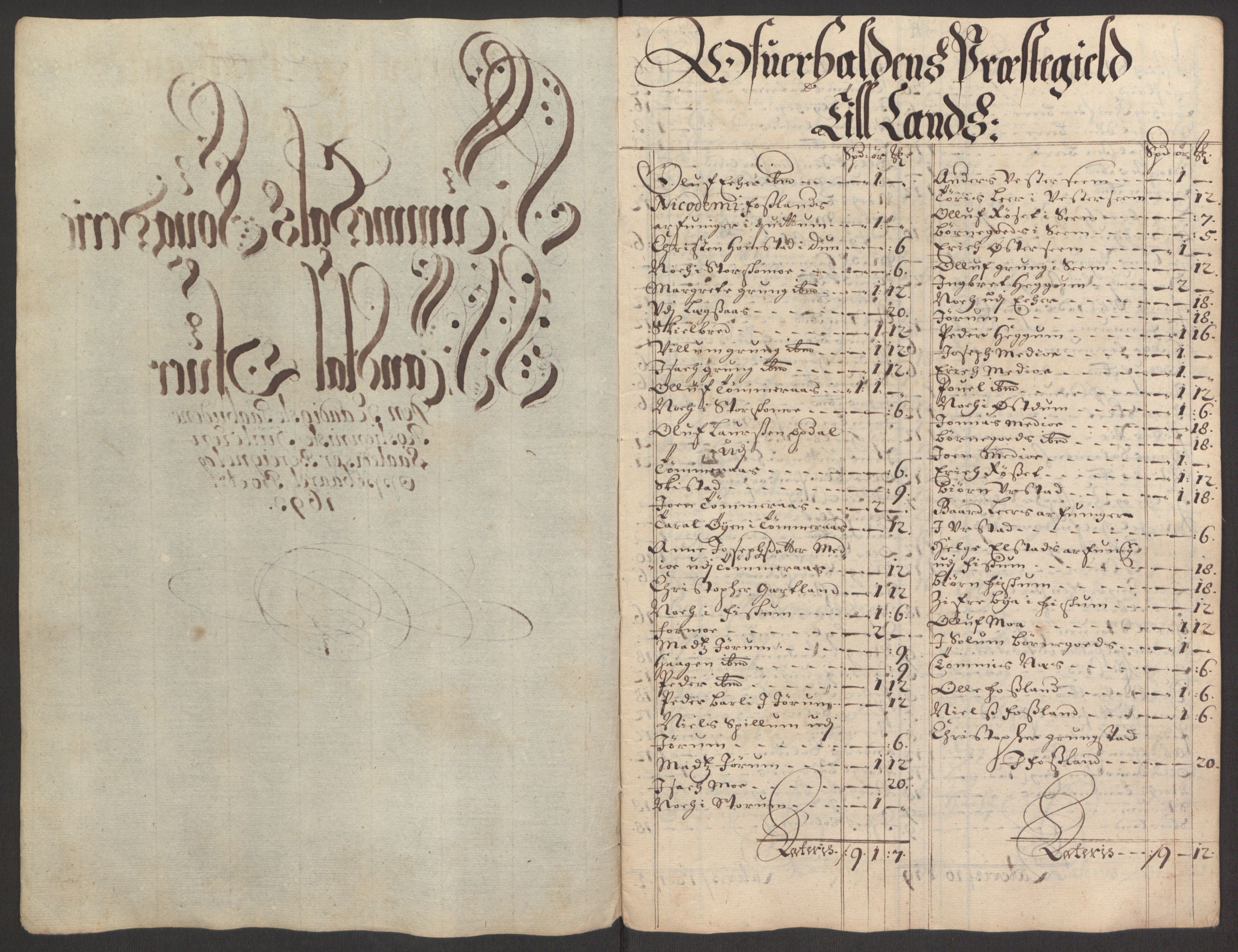 Rentekammeret inntil 1814, Reviderte regnskaper, Fogderegnskap, AV/RA-EA-4092/R64/L4424: Fogderegnskap Namdal, 1692-1695, p. 279
