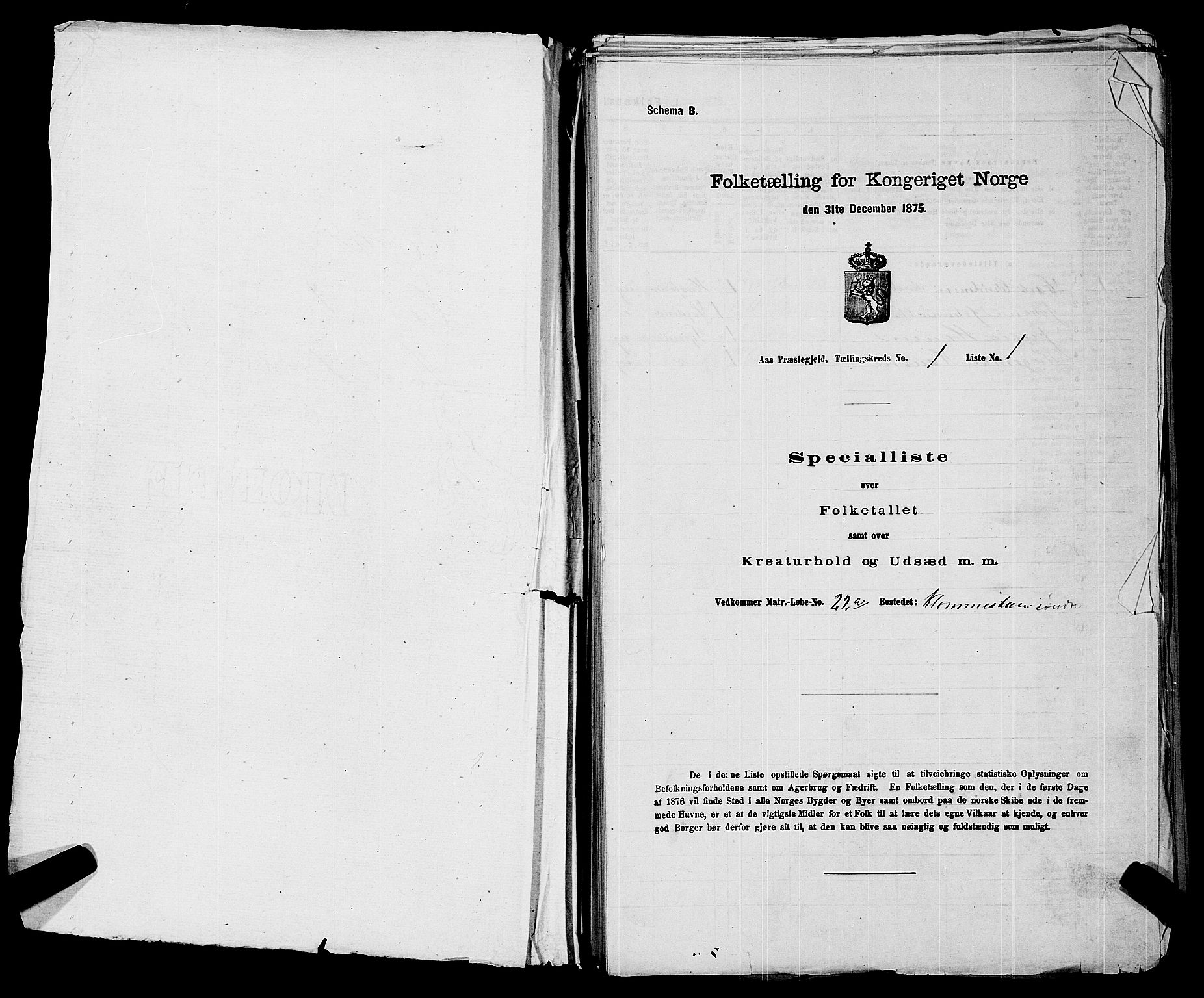 RA, 1875 census for 0214P Ås, 1875, p. 21