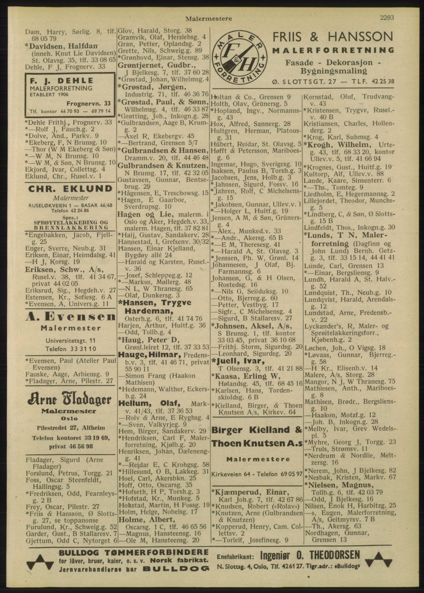 Kristiania/Oslo adressebok, PUBL/-, 1947, p. 2293