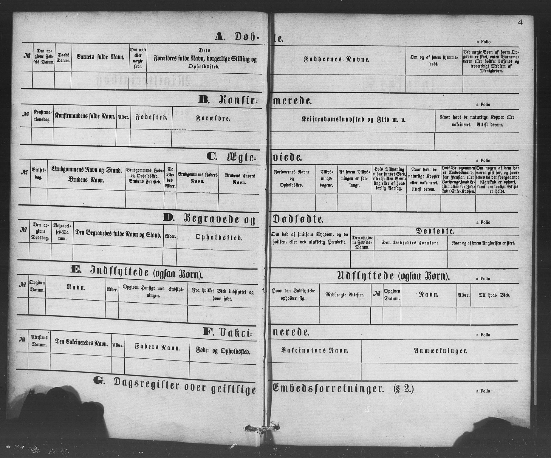 Bergen kommunale pleiehjem - stiftelsespresten, AV/SAB-A-100281: Parish register (official) no. A 1, 1874-1886, p. 4