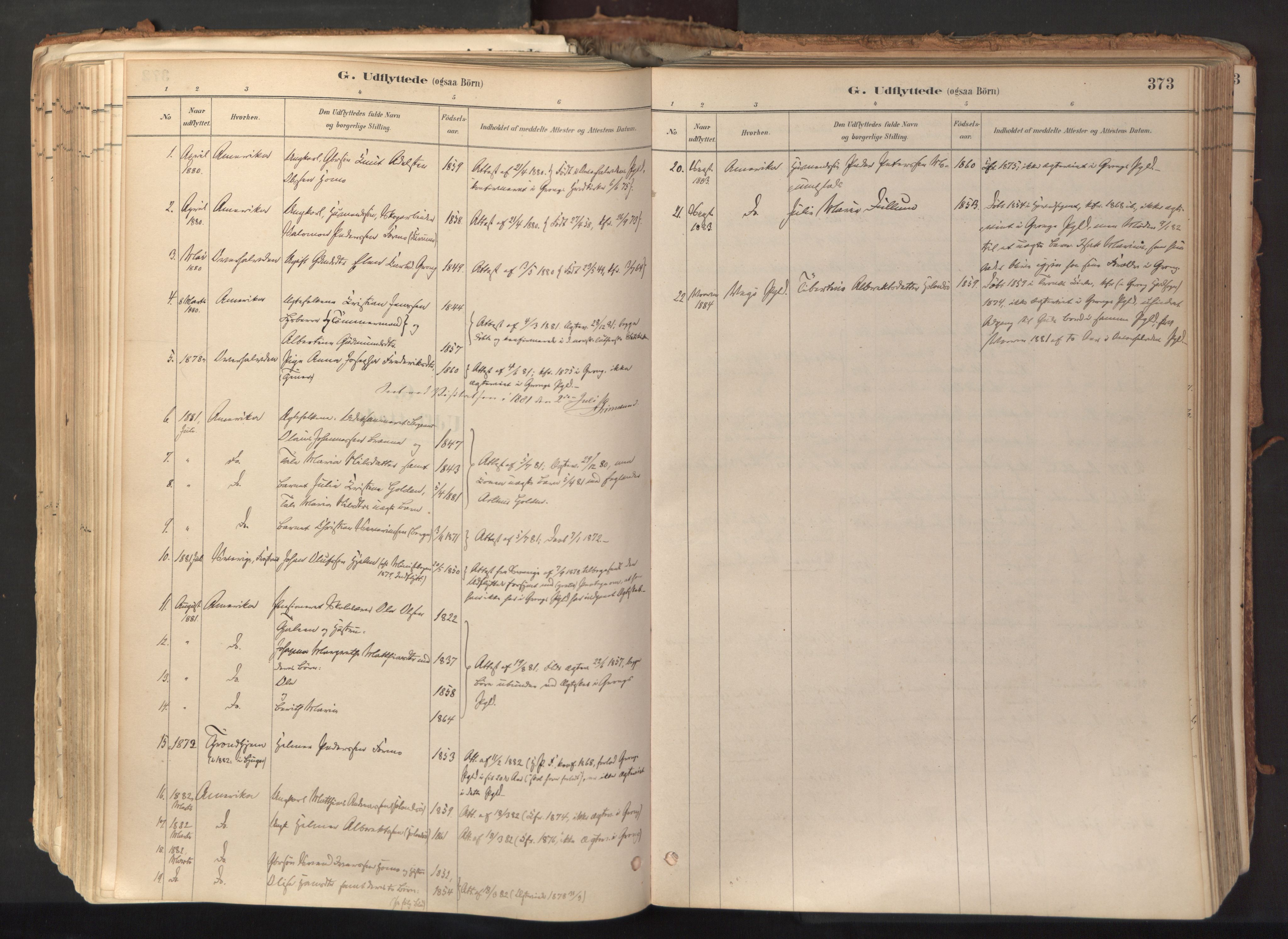 Ministerialprotokoller, klokkerbøker og fødselsregistre - Nord-Trøndelag, SAT/A-1458/758/L0519: Parish register (official) no. 758A04, 1880-1926, p. 373