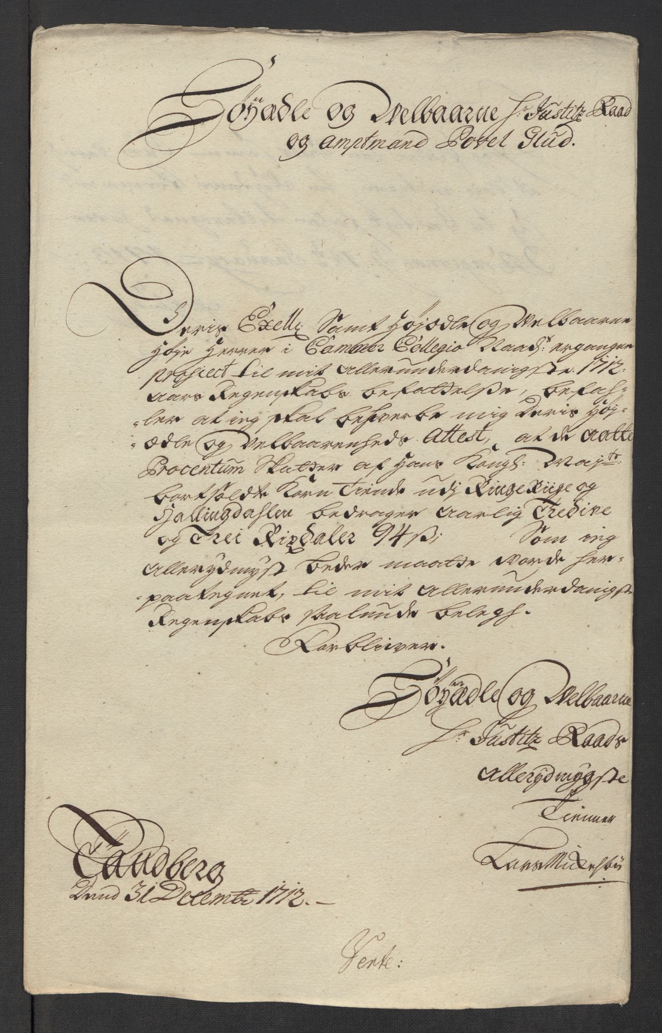 Rentekammeret inntil 1814, Reviderte regnskaper, Fogderegnskap, RA/EA-4092/R23/L1470: Fogderegnskap Ringerike og Hallingdal, 1712, p. 53