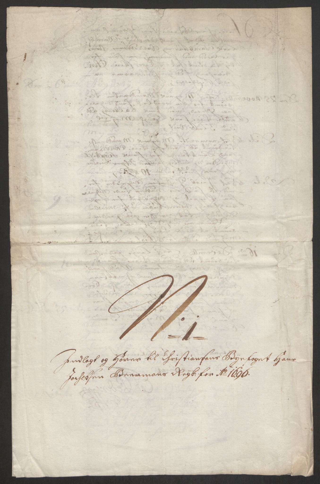 Rentekammeret inntil 1814, Reviderte regnskaper, Byregnskaper, AV/RA-EA-4066/R/Rm/L0285: [M18] Sikt og sakefall, 1681-1718, p. 251