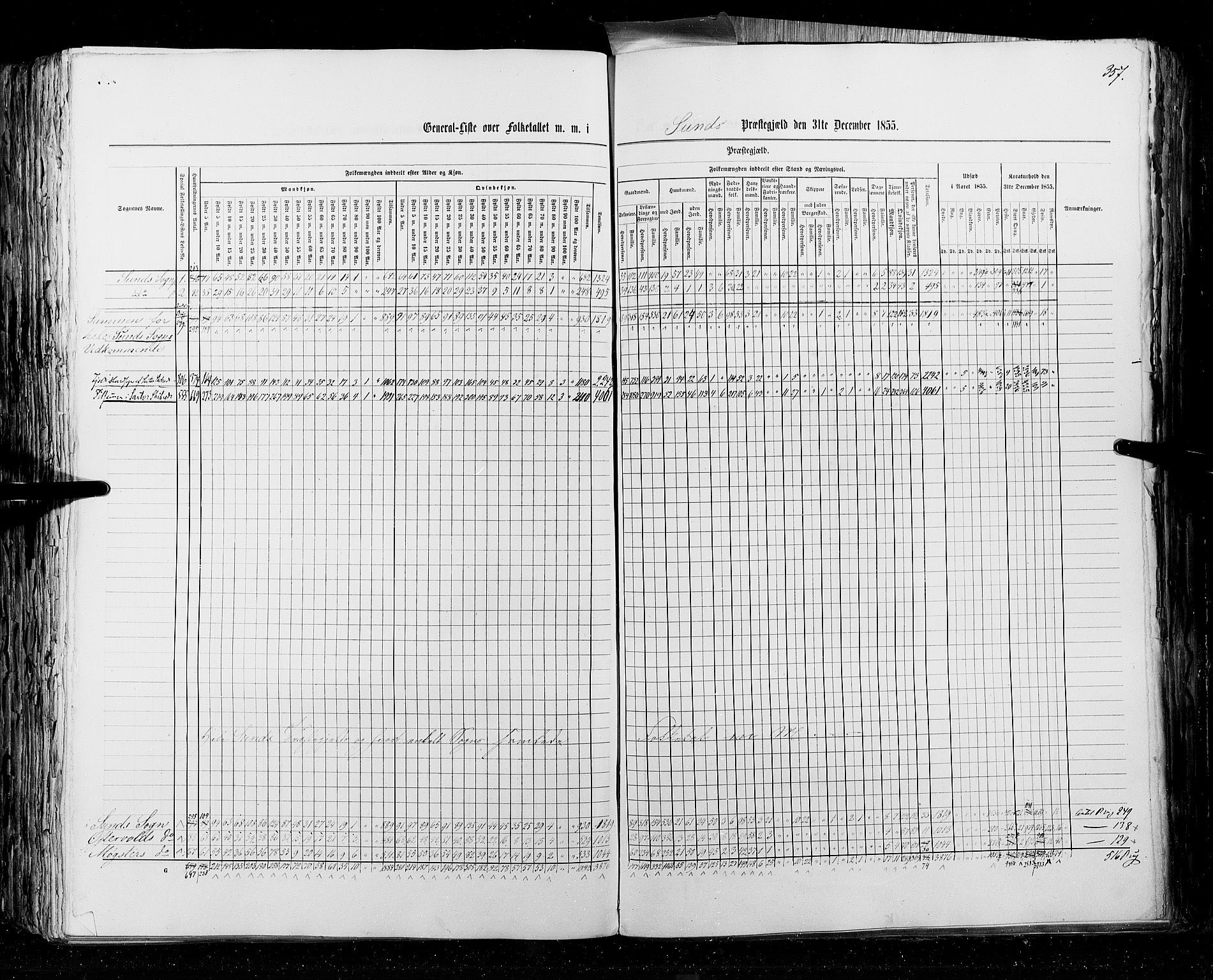 RA, Census 1855, vol. 4: Stavanger amt og Søndre Bergenhus amt, 1855, p. 357