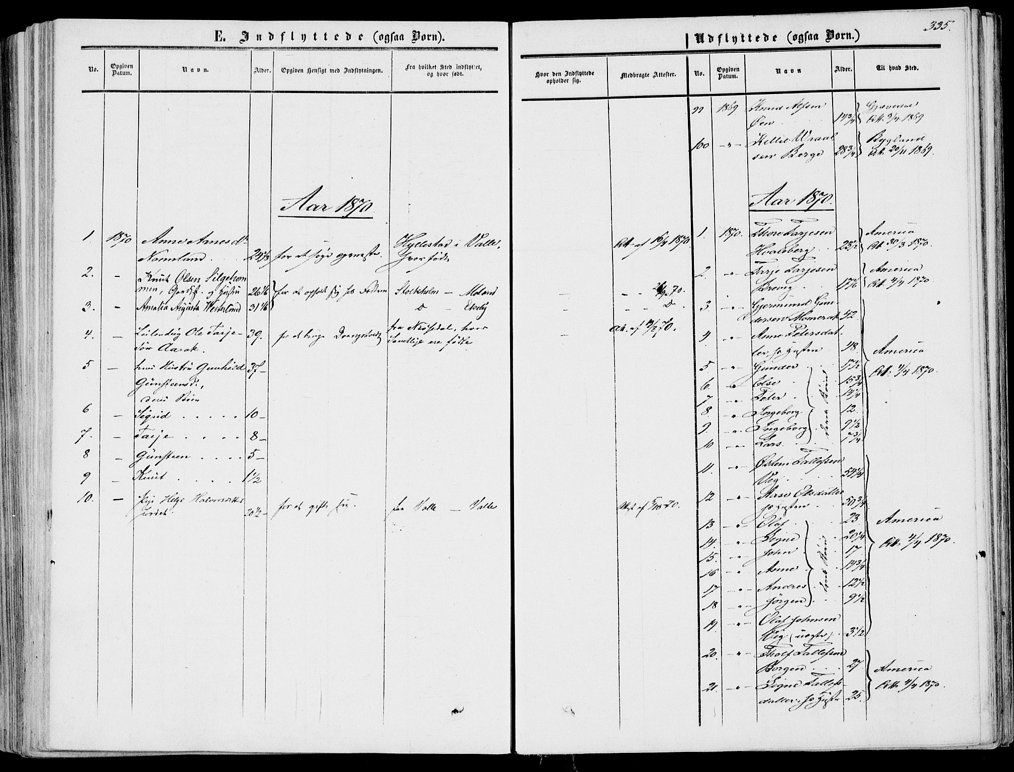 Fyresdal kirkebøker, SAKO/A-263/F/Fa/L0005: Parish register (official) no. I 5, 1855-1871, p. 335