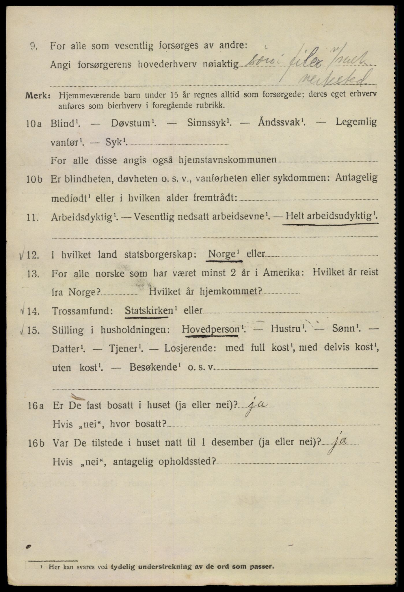 SAO, 1920 census for Kristiania, 1920, p. 231228