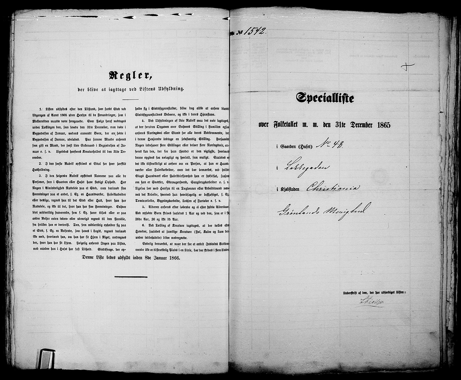 RA, 1865 census for Kristiania, 1865, p. 3502