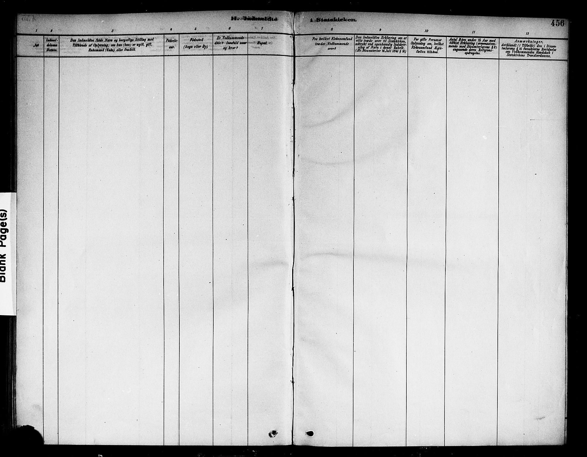 Berg prestekontor Kirkebøker, AV/SAO-A-10902/F/Fb/L0001: Parish register (official) no. II 1, 1878-1887, p. 456