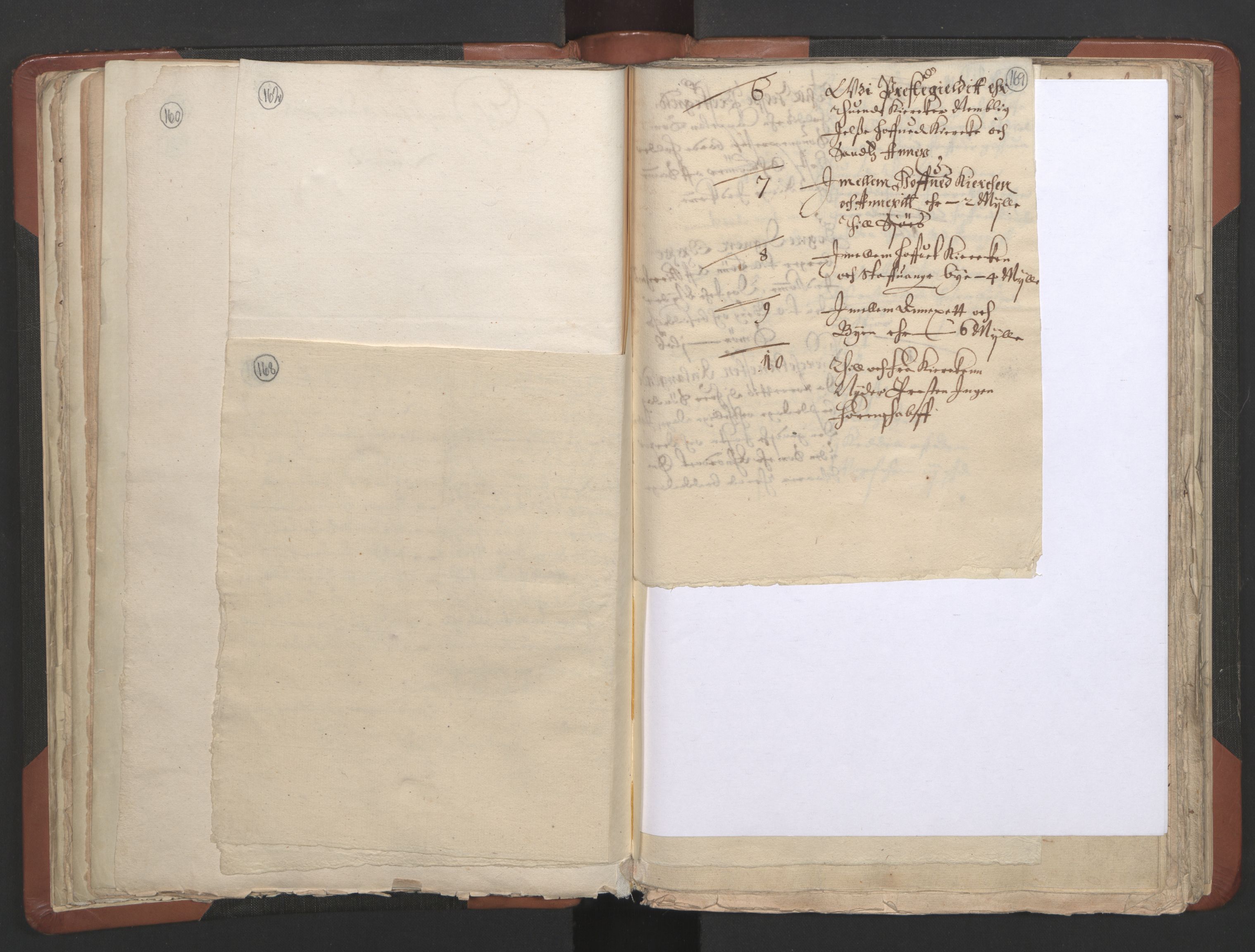 RA, Vicar's Census 1664-1666, no. 19: Ryfylke deanery, 1664-1666, p. 168-169