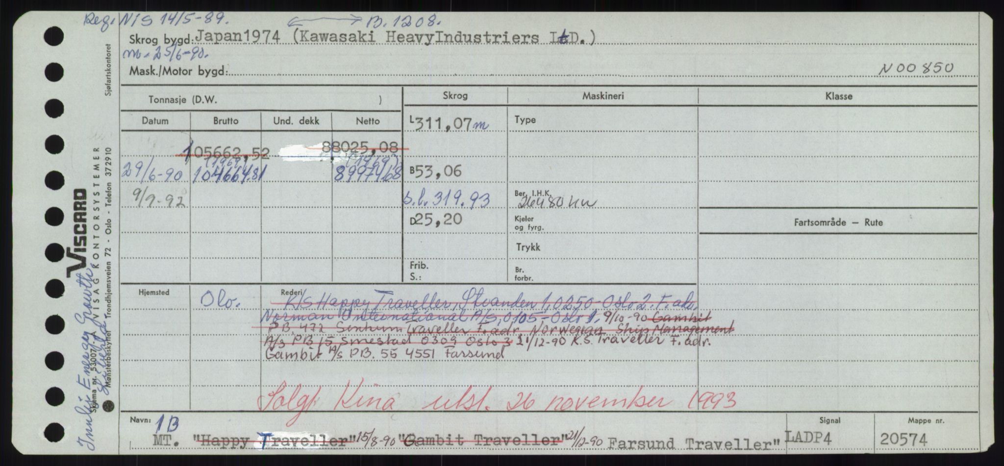 Sjøfartsdirektoratet med forløpere, Skipsmålingen, RA/S-1627/H/Hd/L0010: Fartøy, F-Fjø, p. 205