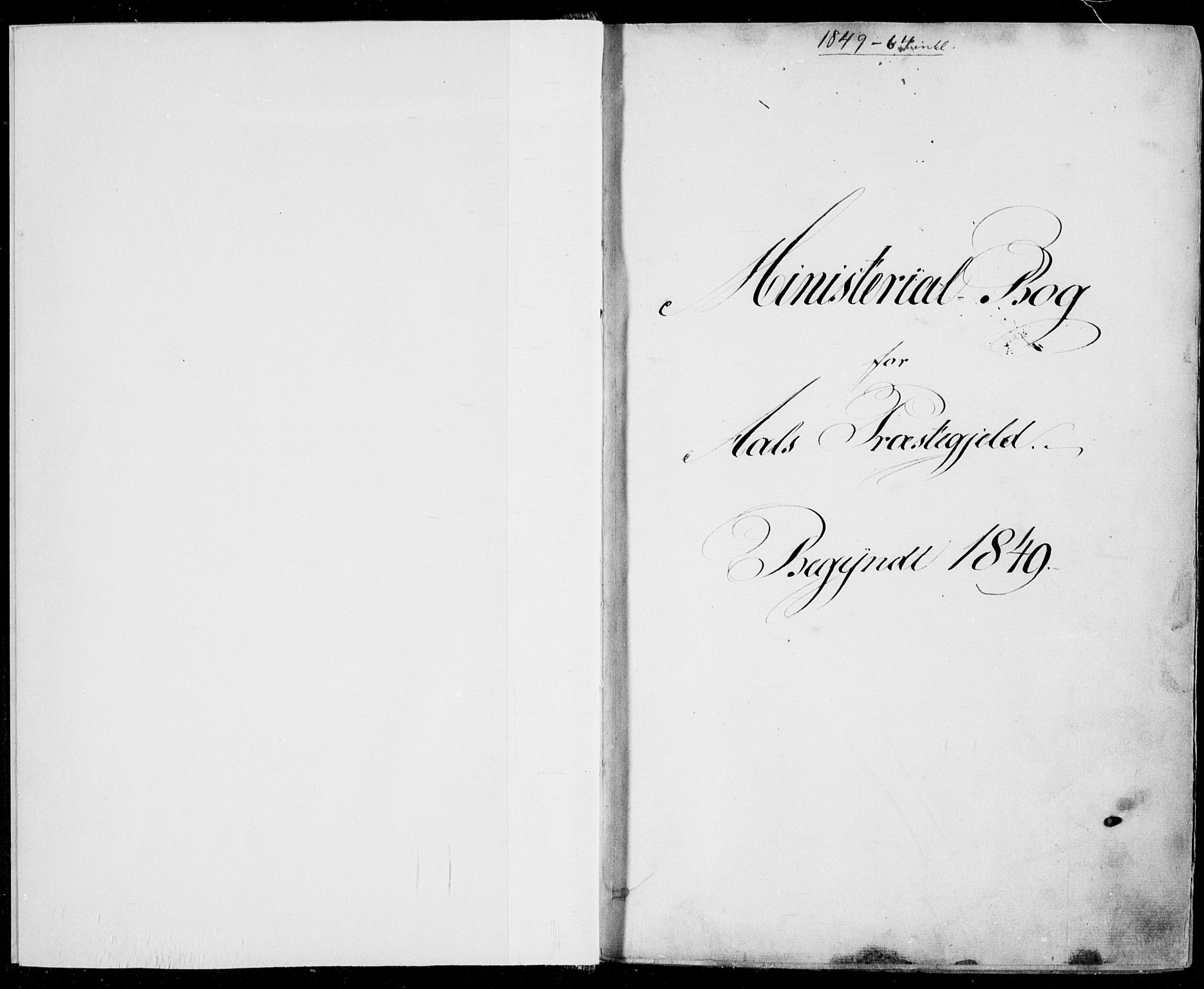 Ål kirkebøker, AV/SAKO-A-249/F/Fa/L0006: Parish register (official) no. I 6, 1849-1864
