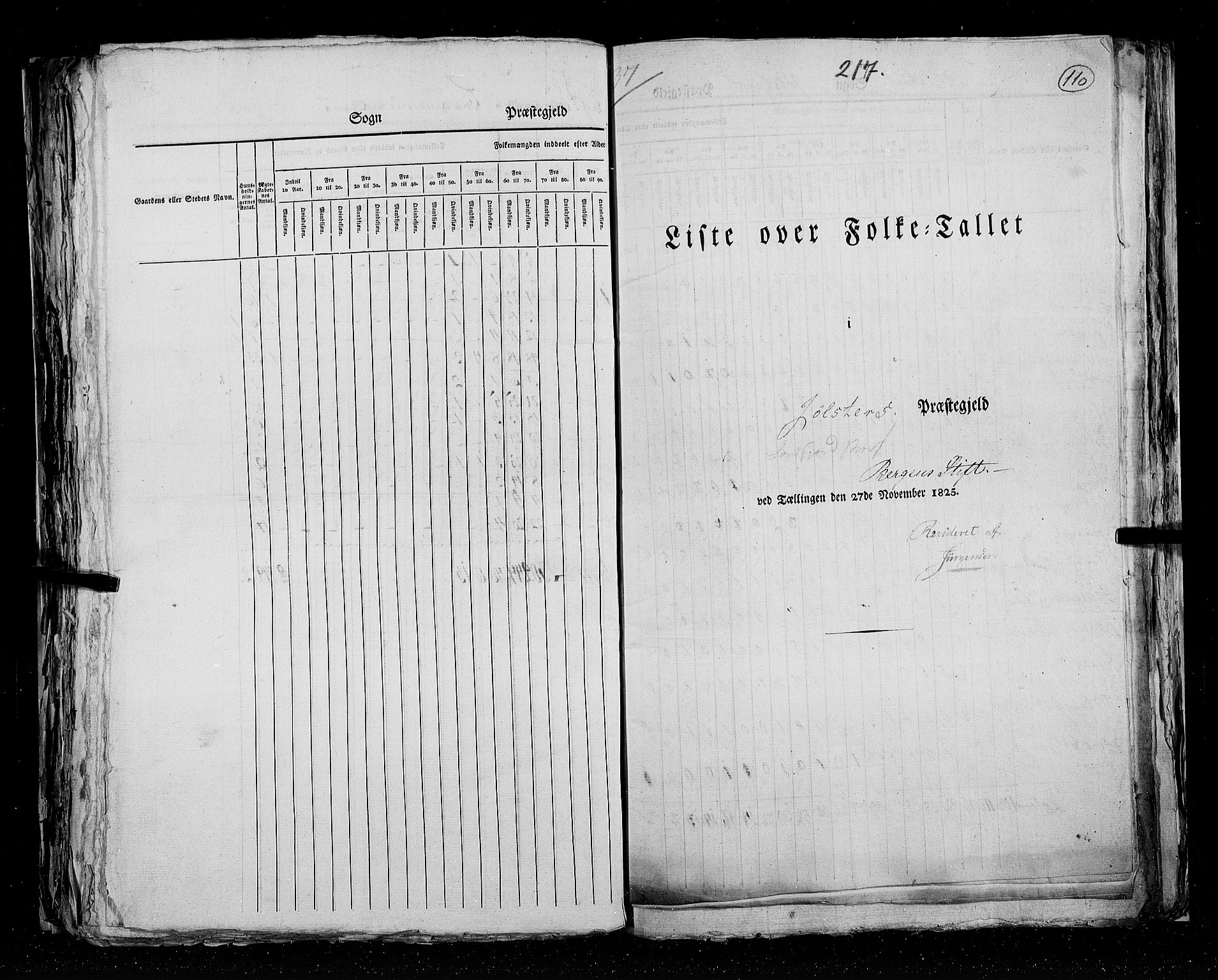RA, Census 1825, vol. 14: Nordre Bergenhus amt, 1825, p. 110