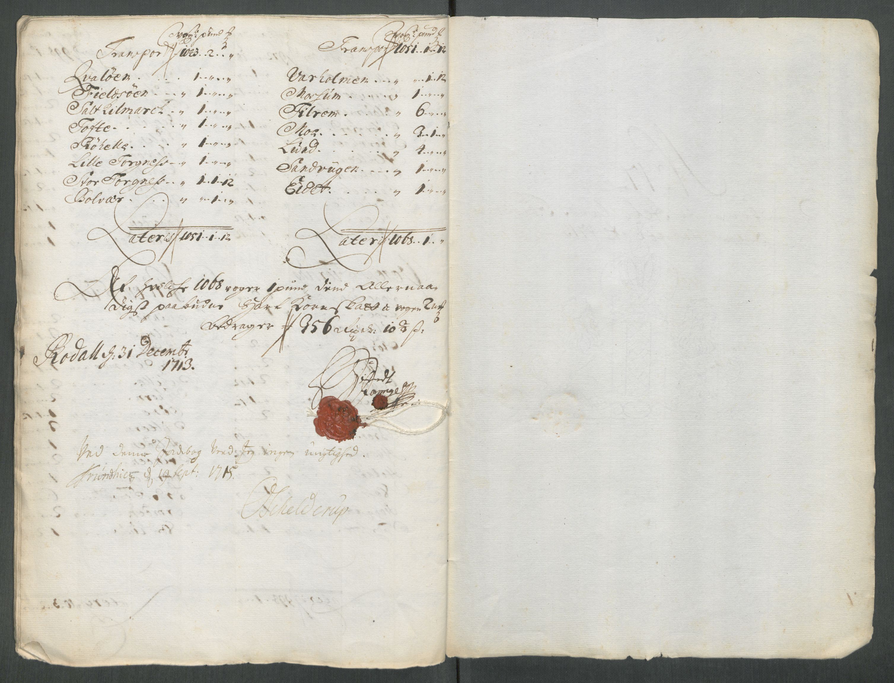 Rentekammeret inntil 1814, Reviderte regnskaper, Fogderegnskap, AV/RA-EA-4092/R65/L4512: Fogderegnskap Helgeland, 1712-1713, p. 446