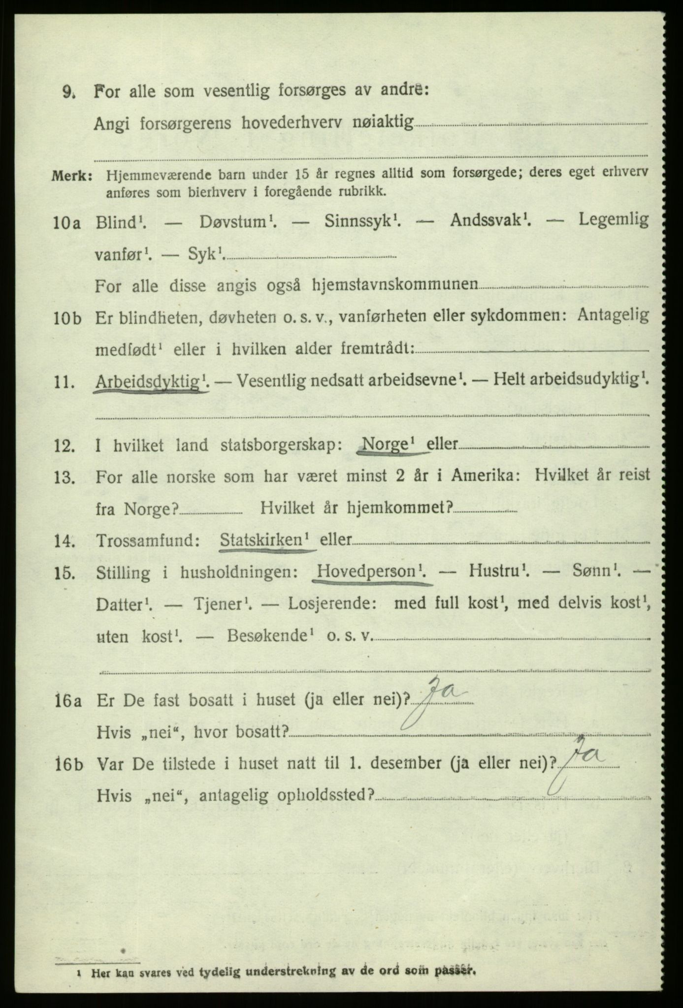 SAB, 1920 census for Fana, 1920, p. 26728