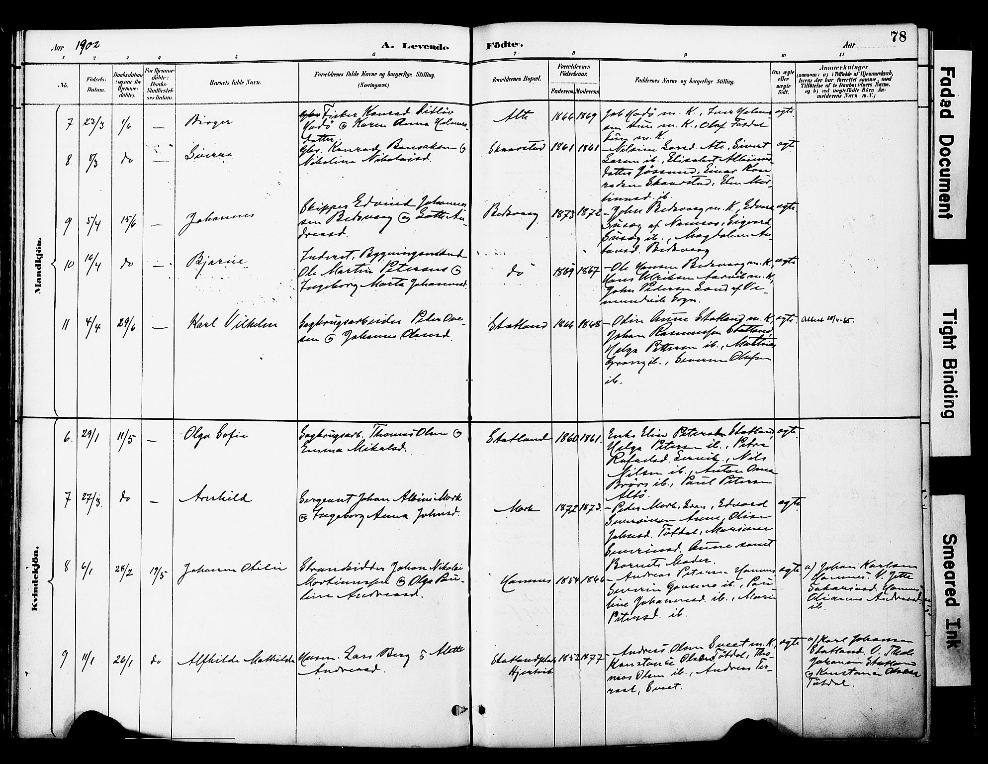 Ministerialprotokoller, klokkerbøker og fødselsregistre - Nord-Trøndelag, SAT/A-1458/774/L0628: Parish register (official) no. 774A02, 1887-1903, p. 78