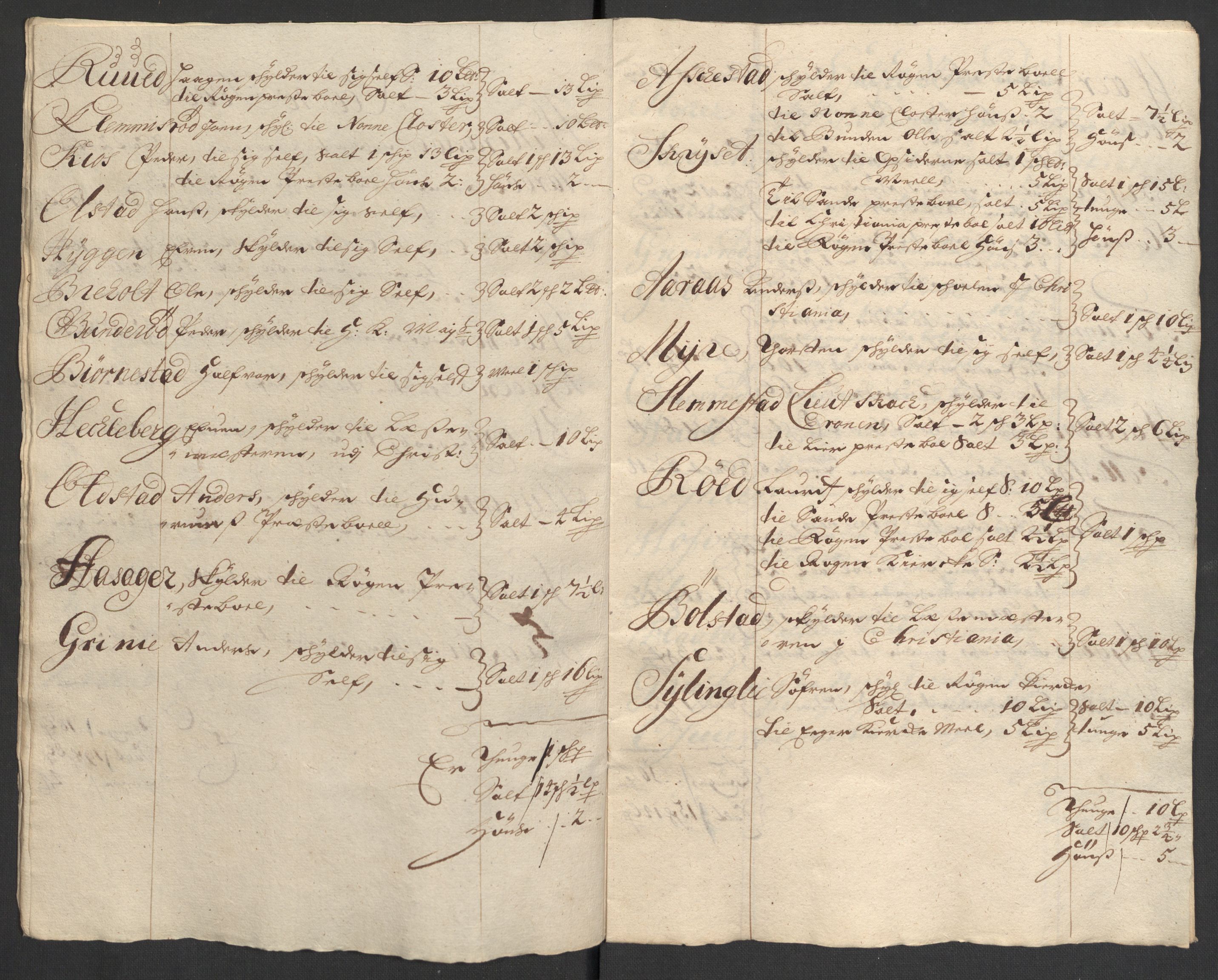 Rentekammeret inntil 1814, Reviderte regnskaper, Fogderegnskap, AV/RA-EA-4092/R30/L1697: Fogderegnskap Hurum, Røyken, Eiker og Lier, 1700-1701, p. 183