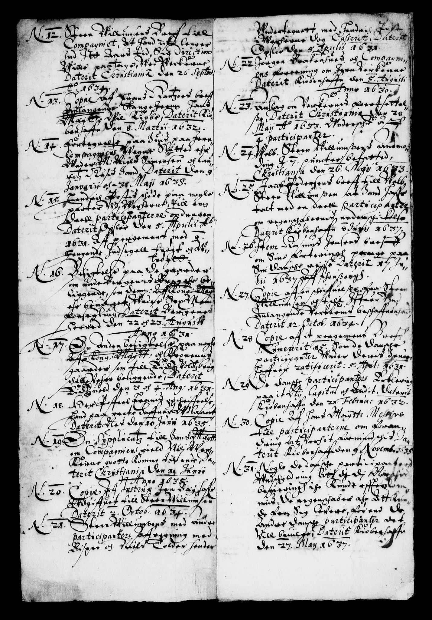 Danske Kanselli, Skapsaker, AV/RA-EA-4061/G/L0003: Tillegg til skapsakene, 1637-1652, p. 41