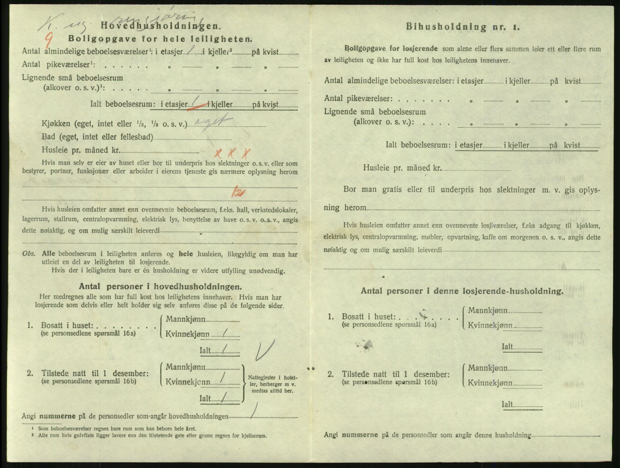 SAKO, 1920 census for Larvik, 1920, p. 6407