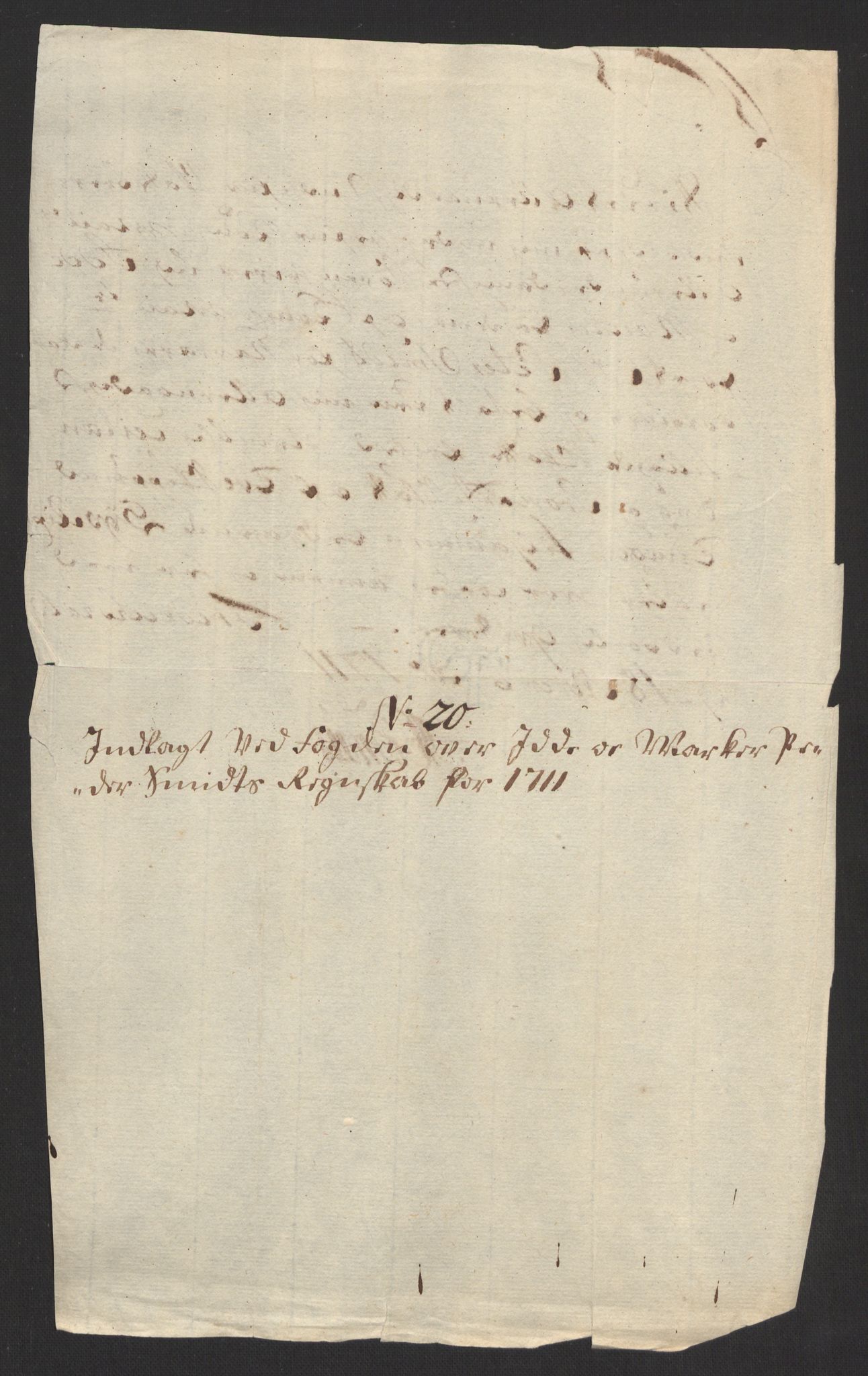 Rentekammeret inntil 1814, Reviderte regnskaper, Fogderegnskap, RA/EA-4092/R01/L0020: Fogderegnskap Idd og Marker, 1711, p. 156