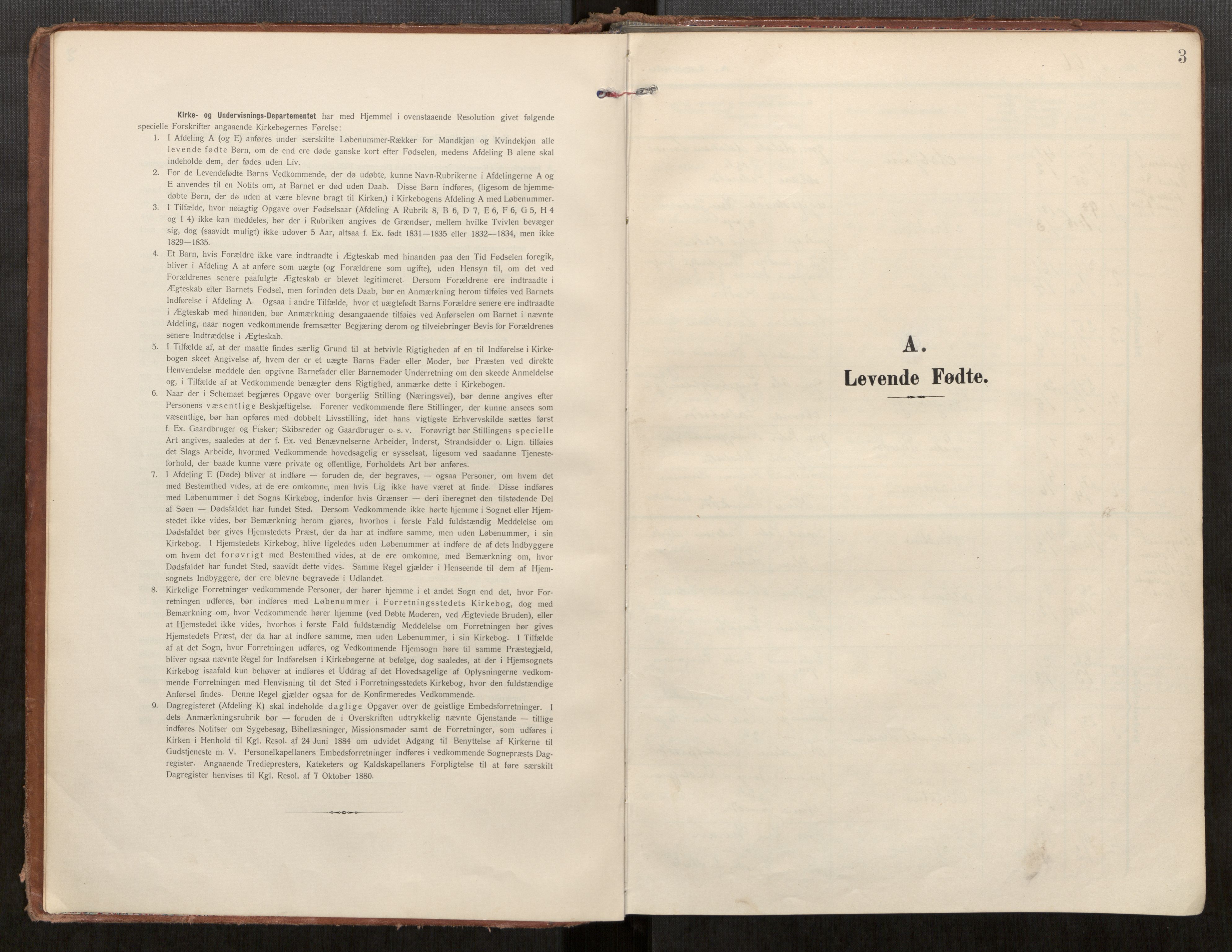 Ministerialprotokoller, klokkerbøker og fødselsregistre - Møre og Romsdal, SAT/A-1454/549/L0618: Parish register (official) no. 549A01, 1906-1927, p. 3