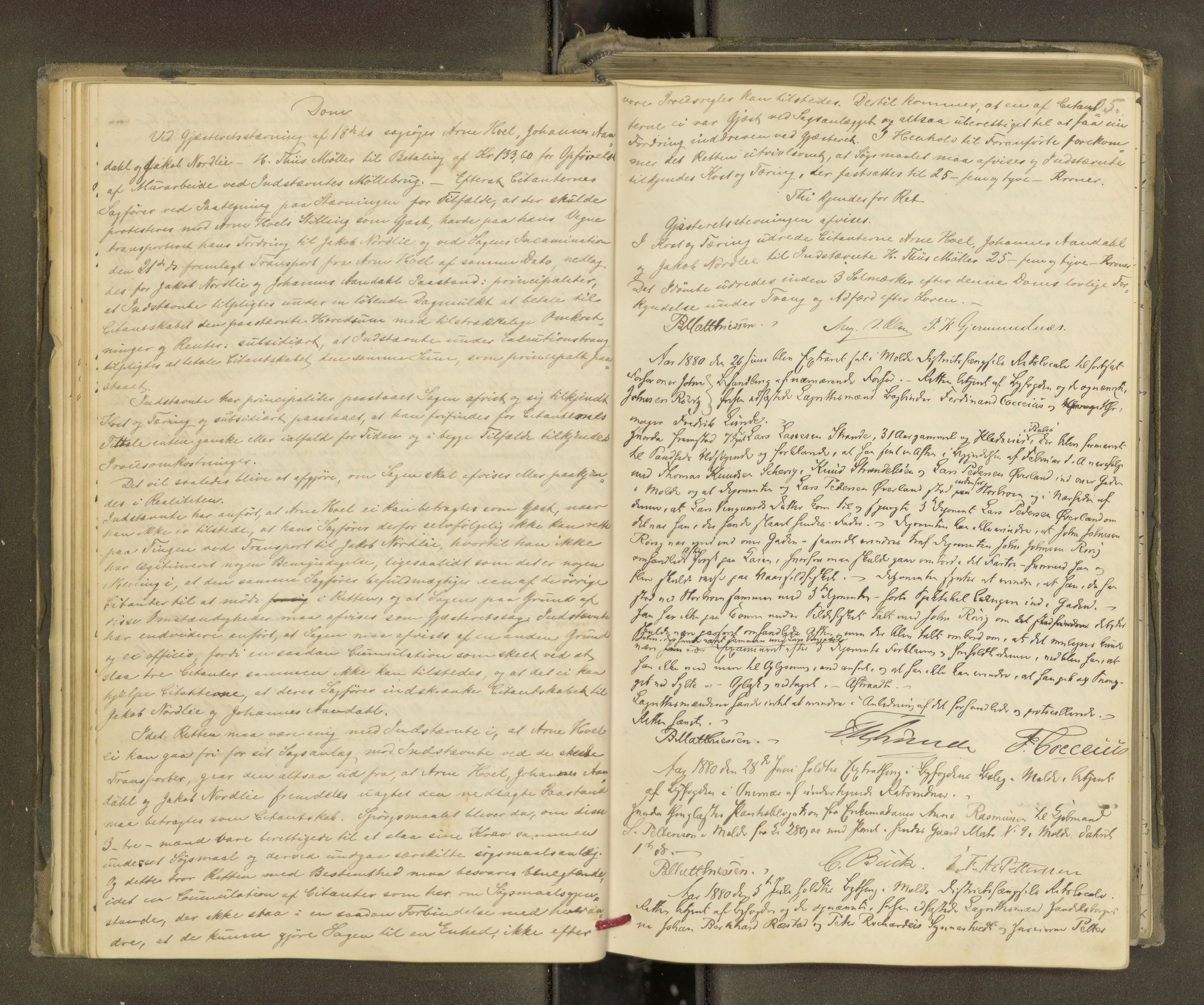Molde byfogd, AV/SAT-A-0025/1/1A/L0012: Justisprotokoll, 1879-1890, p. 34b-35a