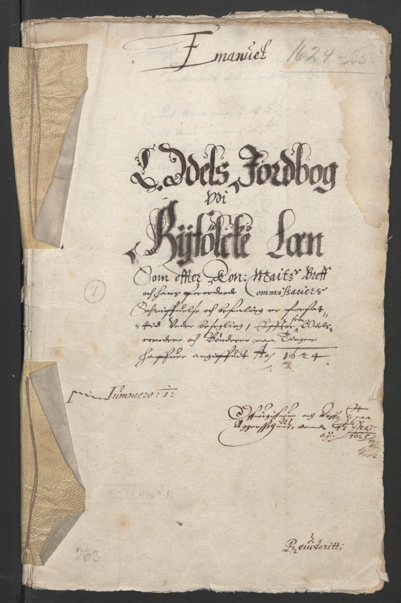 Stattholderembetet 1572-1771, RA/EA-2870/Ek/L0010/0002: Jordebøker til utlikning av rosstjeneste 1624-1626: / Odelsjordebøker for Stavanger len, 1624-1626, p. 3