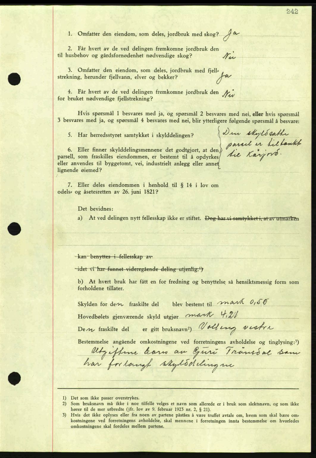 Nordmøre sorenskriveri, AV/SAT-A-4132/1/2/2Ca: Mortgage book no. A80, 1936-1937, Diary no: : 2280/1936