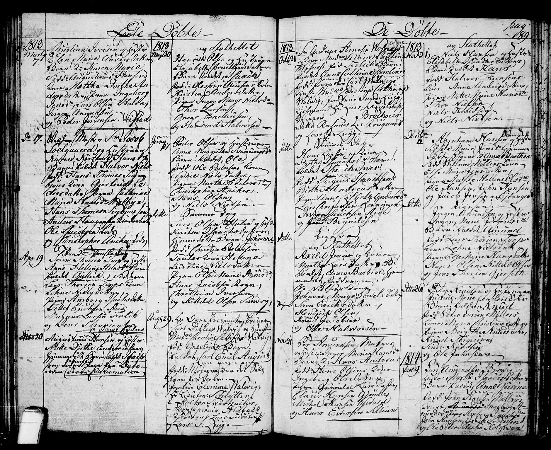Langesund kirkebøker, SAKO/A-280/G/Ga/L0002: Parish register (copy) no. 2, 1801-1815, p. 89