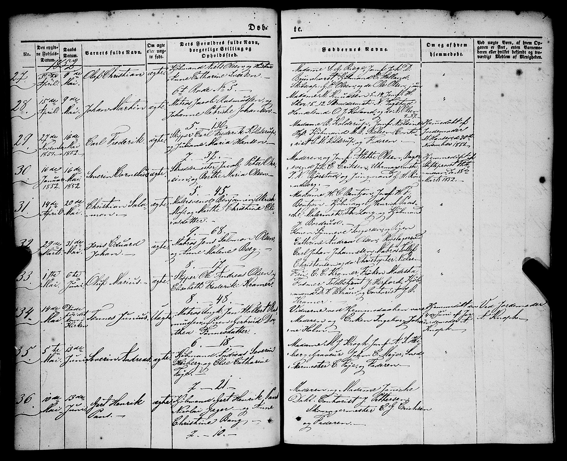 Nykirken Sokneprestembete, AV/SAB-A-77101/H/Haa/L0014: Parish register (official) no. B 1, 1844-1858, p. 73