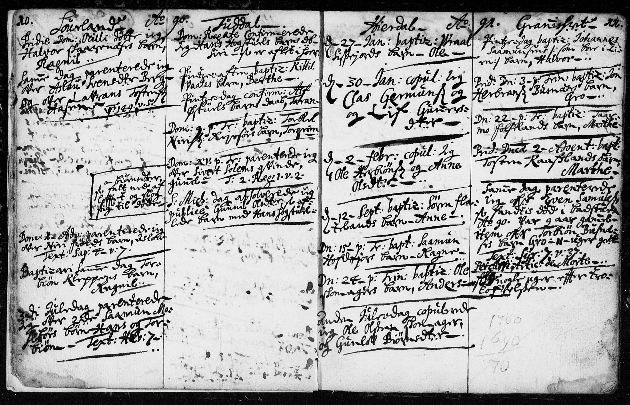 Hjartdal kirkebøker, SAKO/A-270/F/Fa/L0001: Parish register (official) no. I 1, 1685-1714, p. 10-11