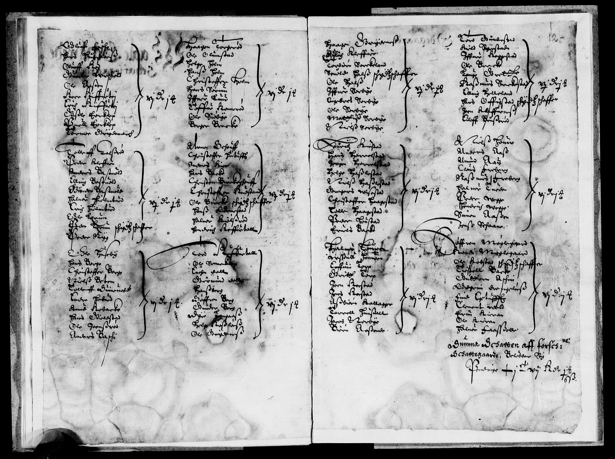 Rentekammeret inntil 1814, Reviderte regnskaper, Lensregnskaper, AV/RA-EA-5023/R/Rb/Rbo/L0023: Tønsberg len, 1641-1643