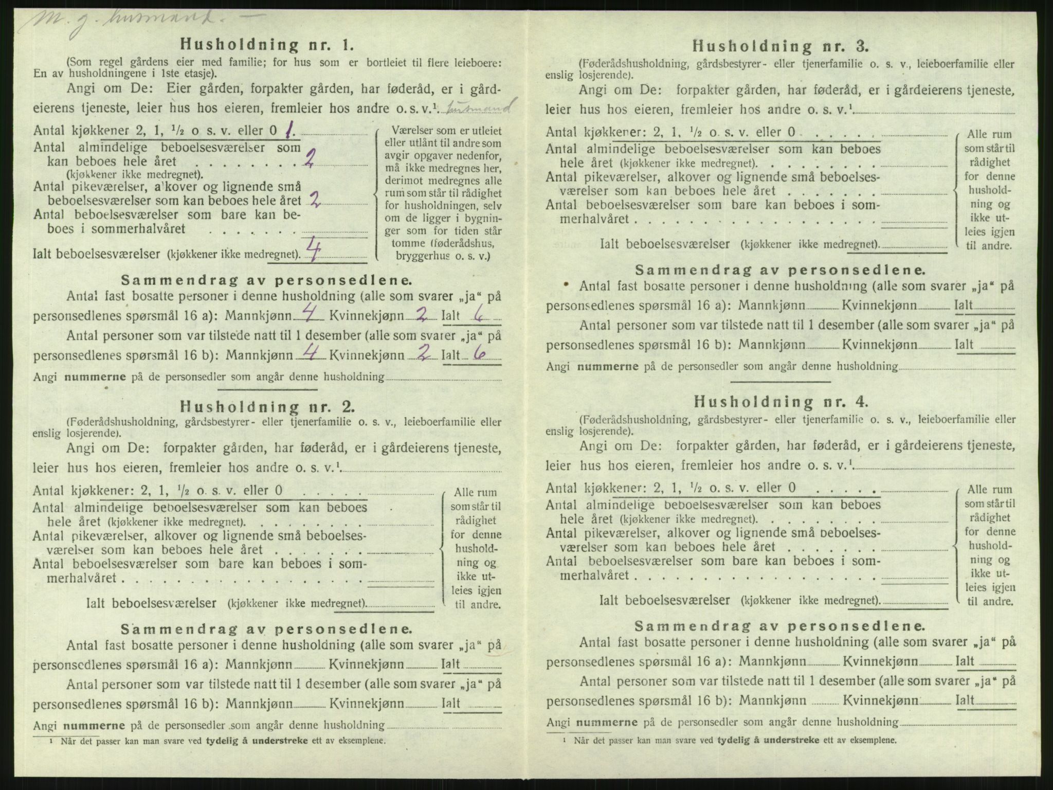 SAT, 1920 census for Hemnes, 1920, p. 605