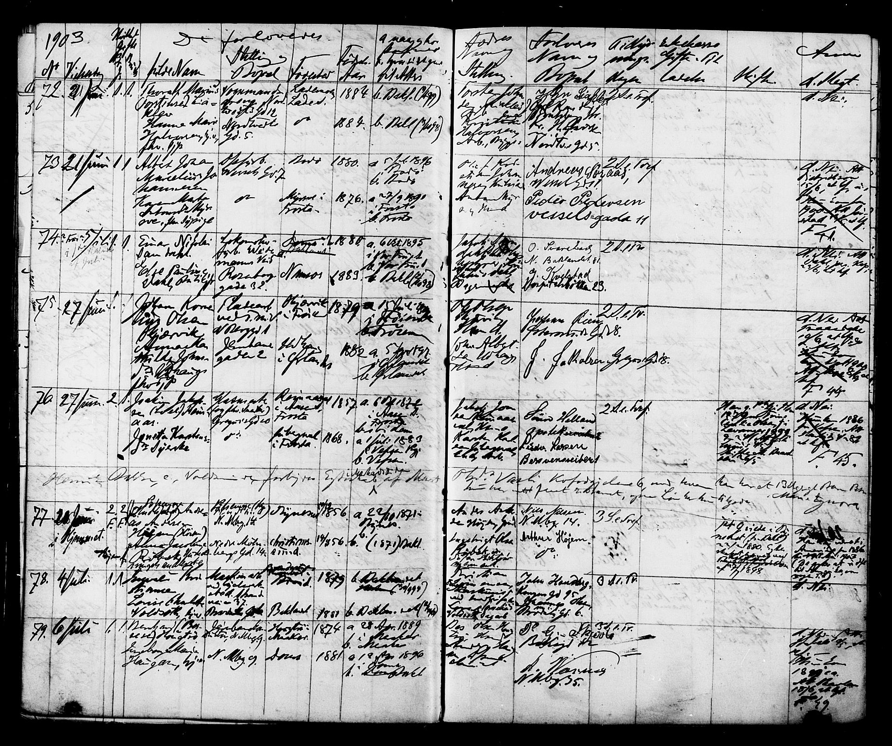 Ministerialprotokoller, klokkerbøker og fødselsregistre - Sør-Trøndelag, SAT/A-1456/604/L0192: Parish register (official) no. 604A13, 1901-1906