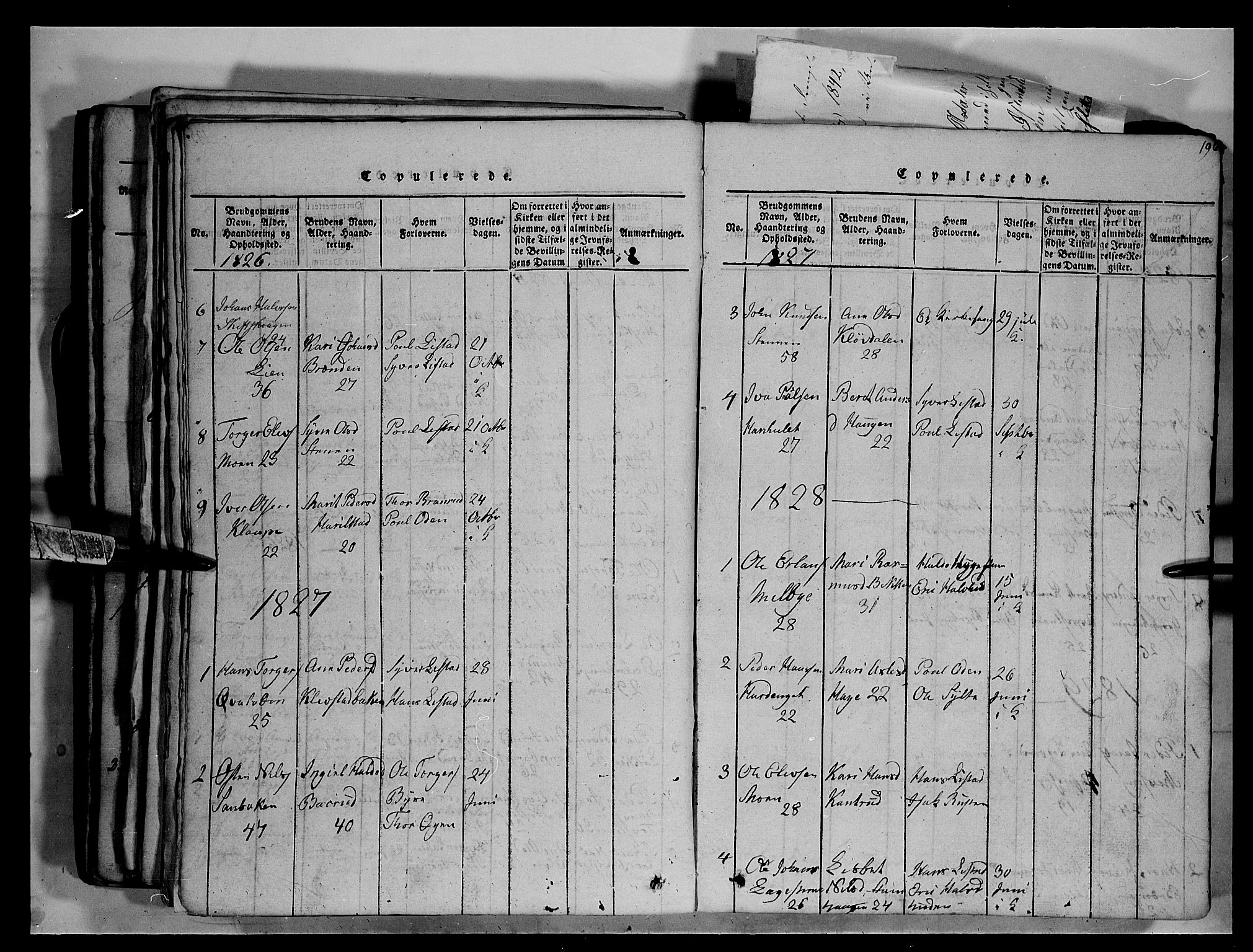 Fron prestekontor, SAH/PREST-078/H/Ha/Hab/L0003: Parish register (copy) no. 3, 1816-1850, p. 196