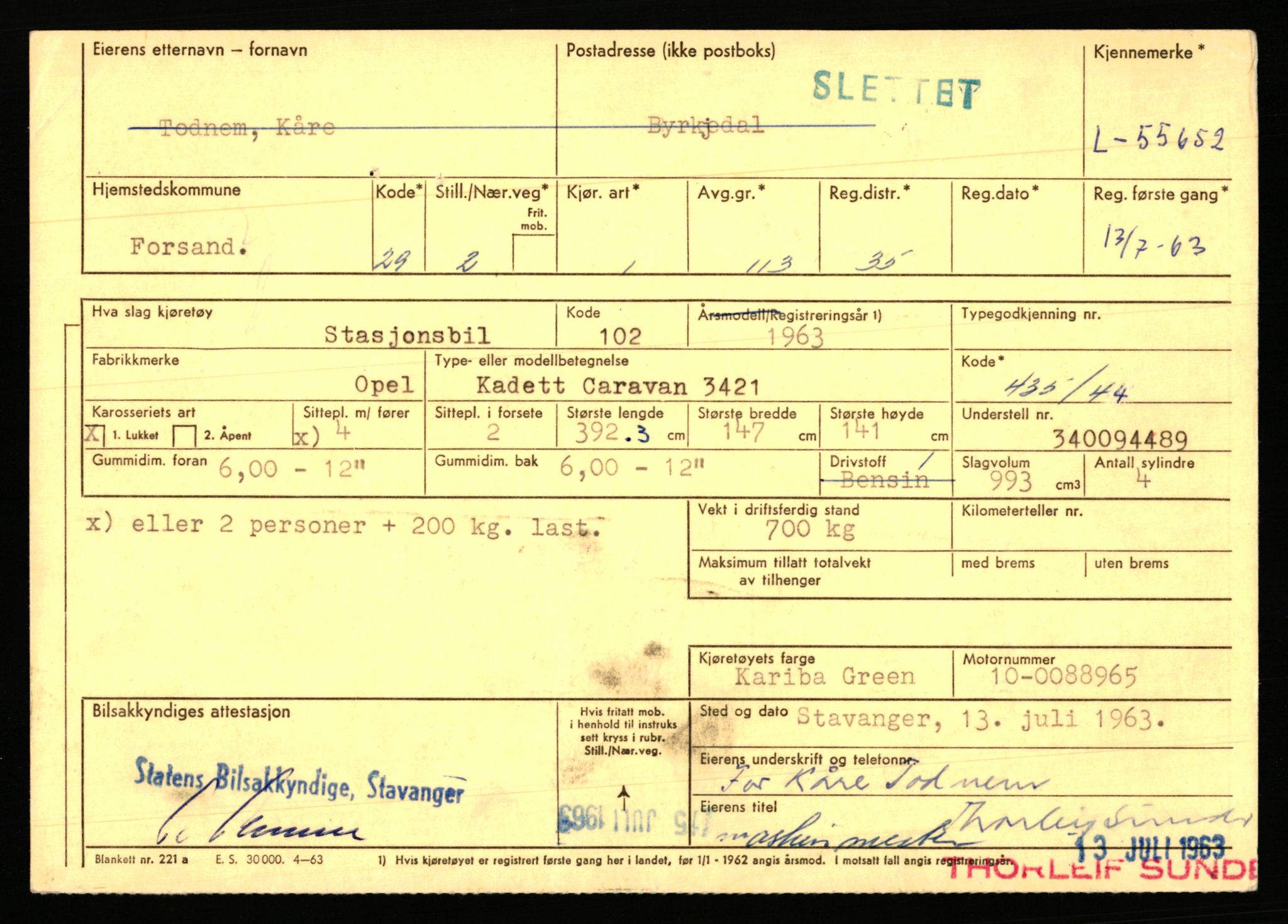 Stavanger trafikkstasjon, AV/SAST-A-101942/0/F/L0054: L-54200 - L-55699, 1930-1971, p. 2713